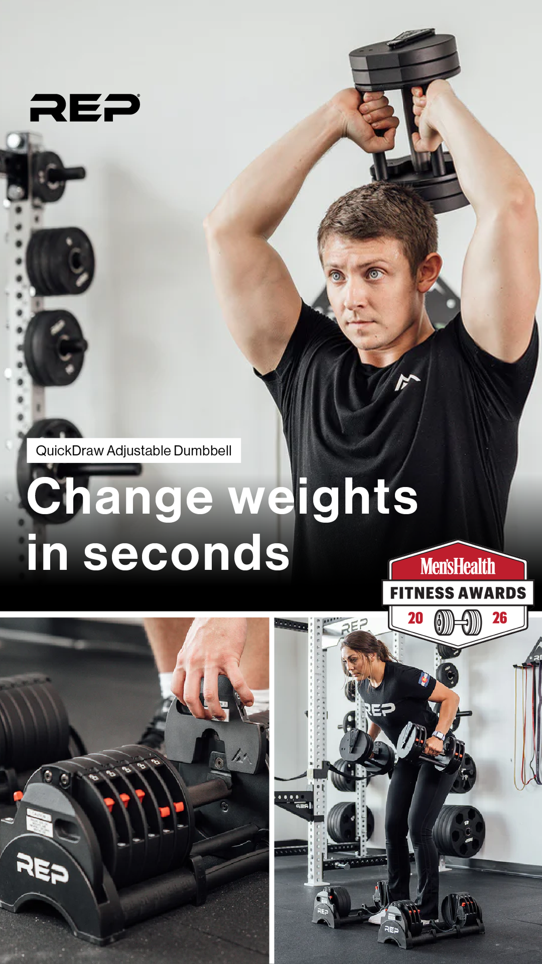 REP Fitness Facebook ad