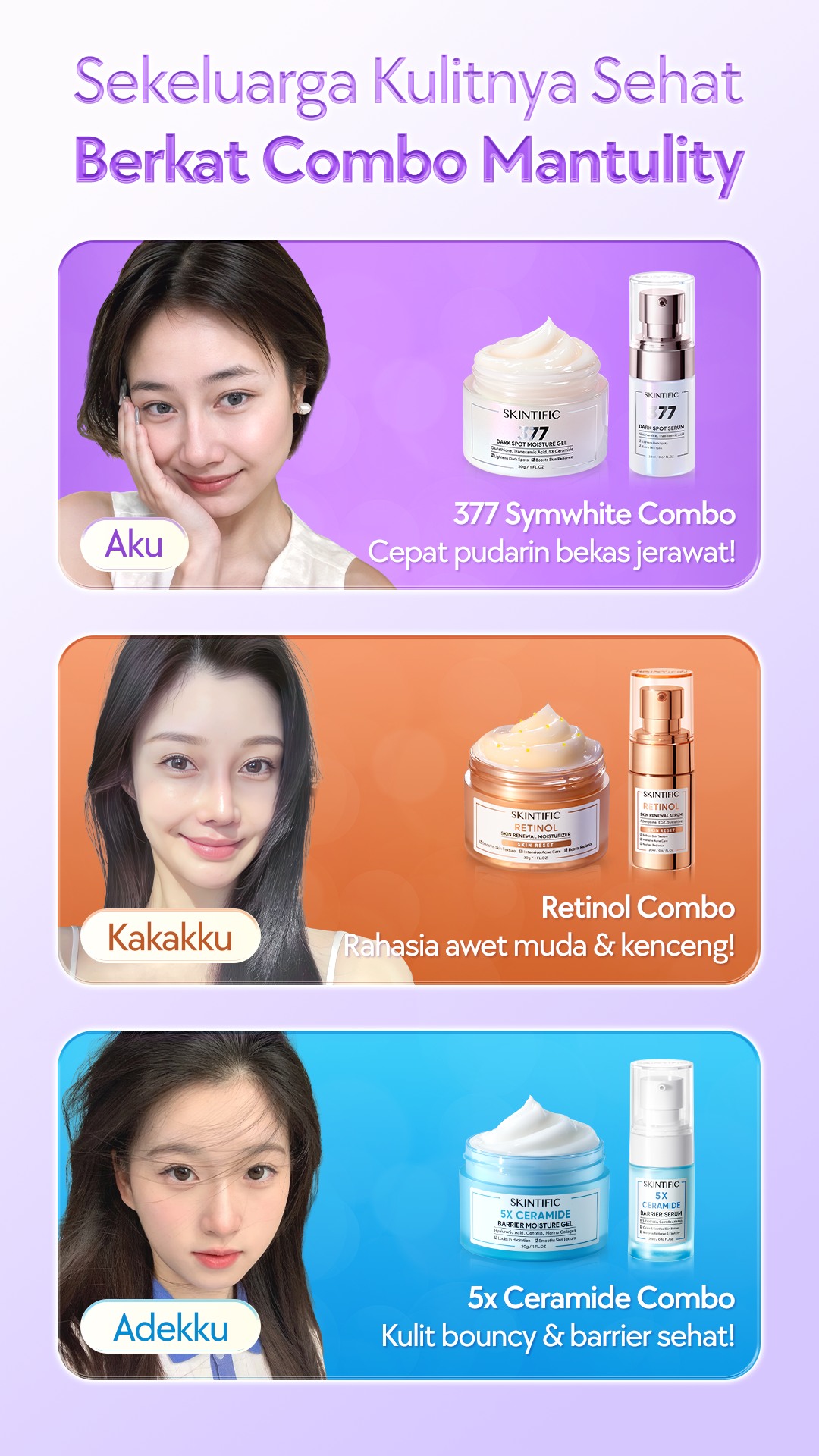 Skintific Co Facebook ad