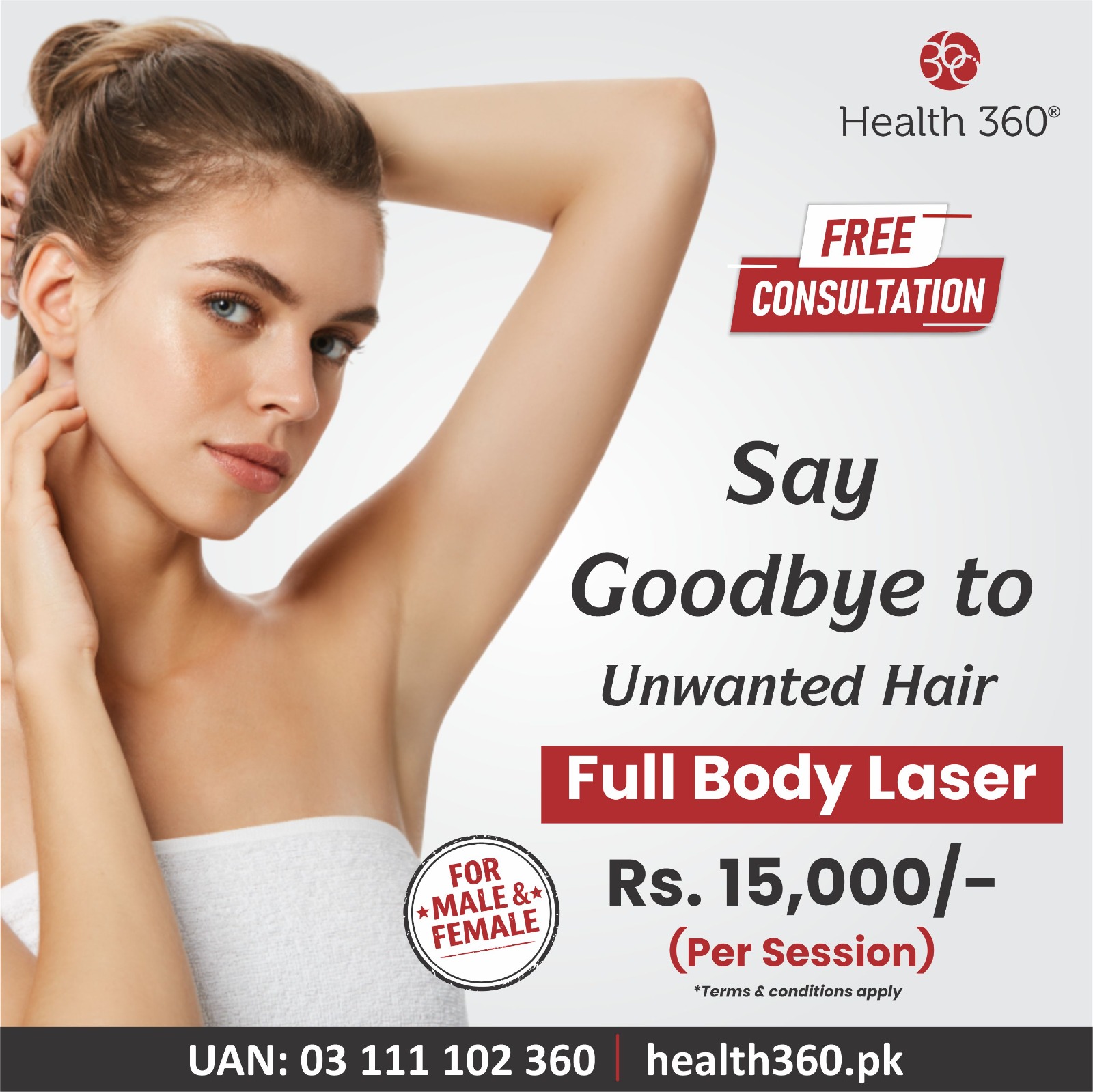 Health360 Aesthetic Physio Wellness Clinic Facebook ad