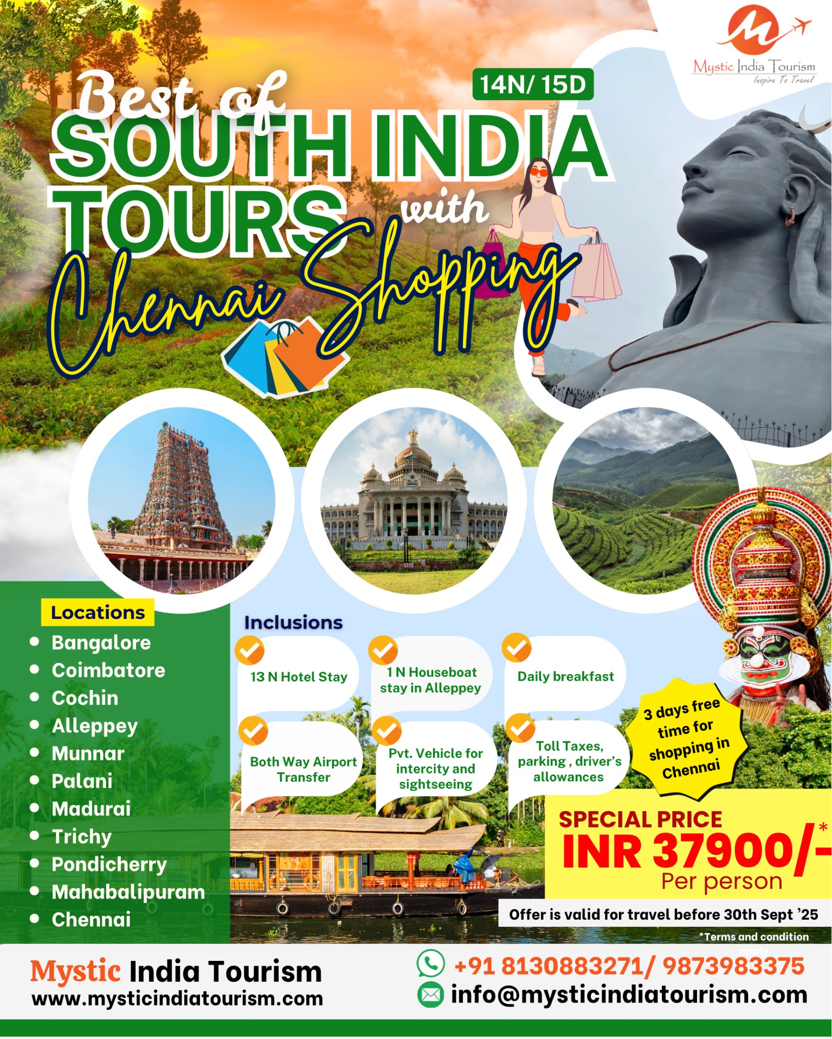 Mystic India Tourism Facebook ad