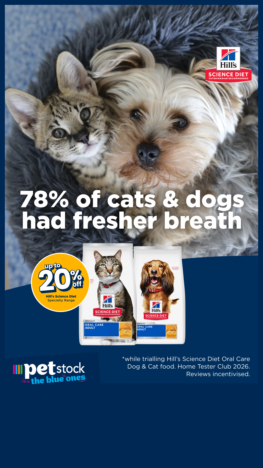 Petstock Facebook ad