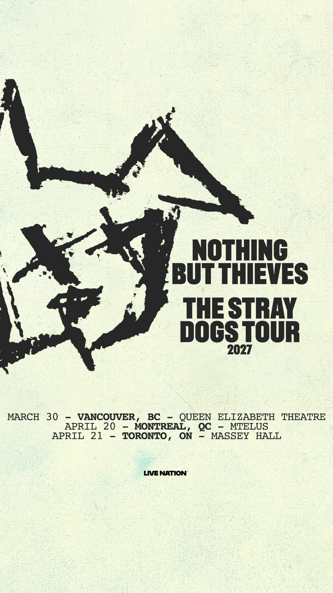 Nothing But Thieves Facebook ad from May 26, 2026