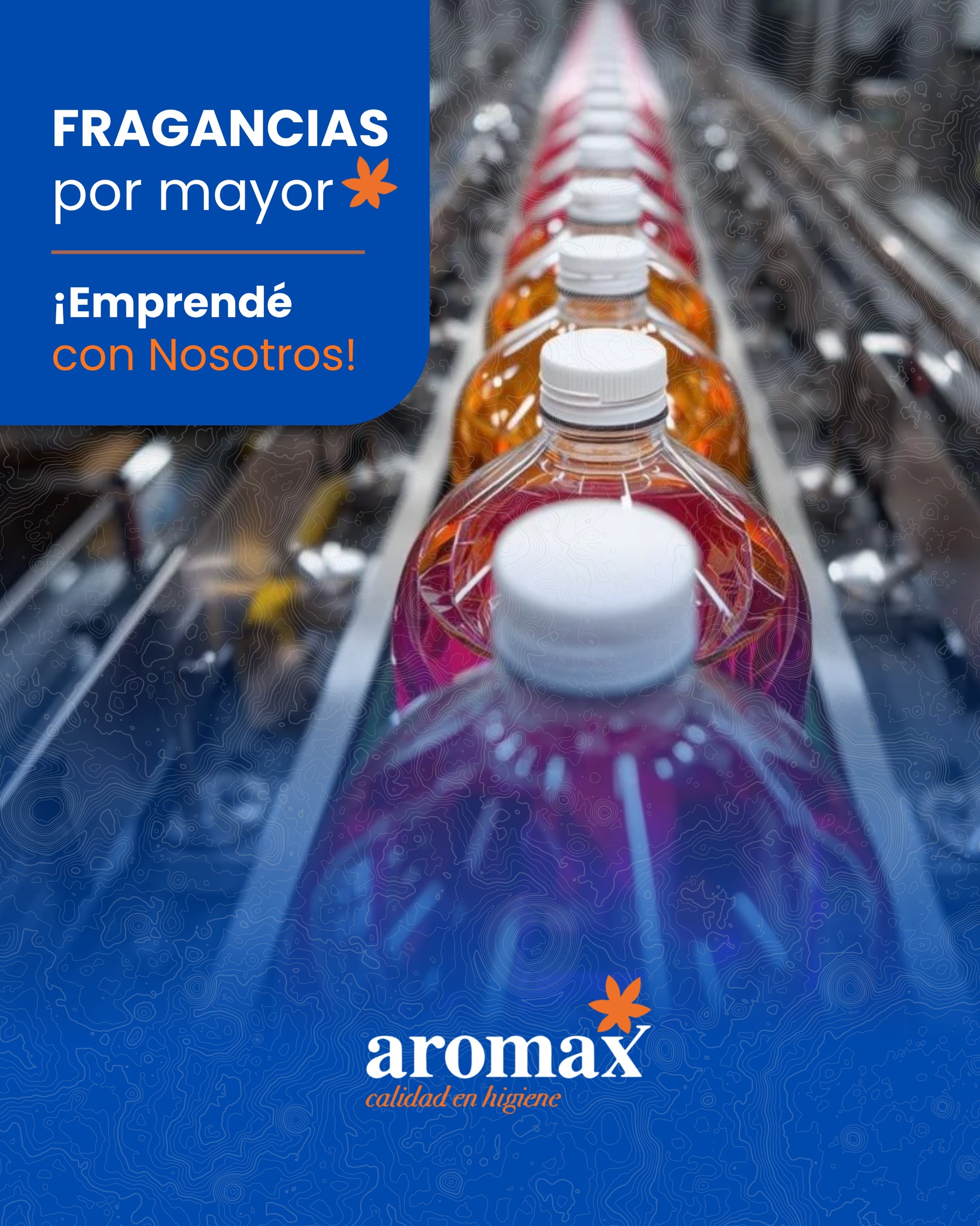 Aromax SA Facebook ad: ¿Buscas Fragancias con Calidad Certificada para Distribuir?