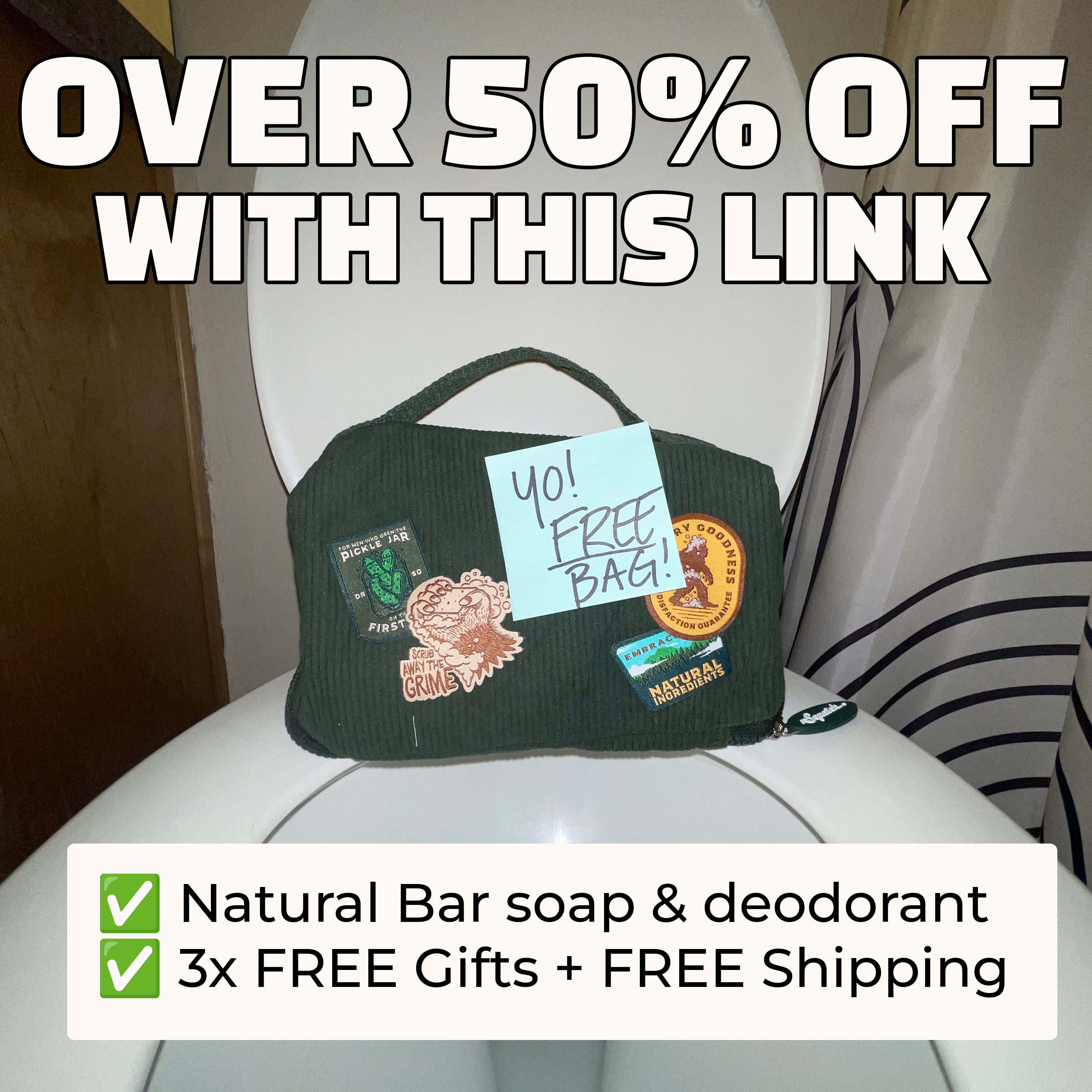 Dr. Squatch Facebook ad