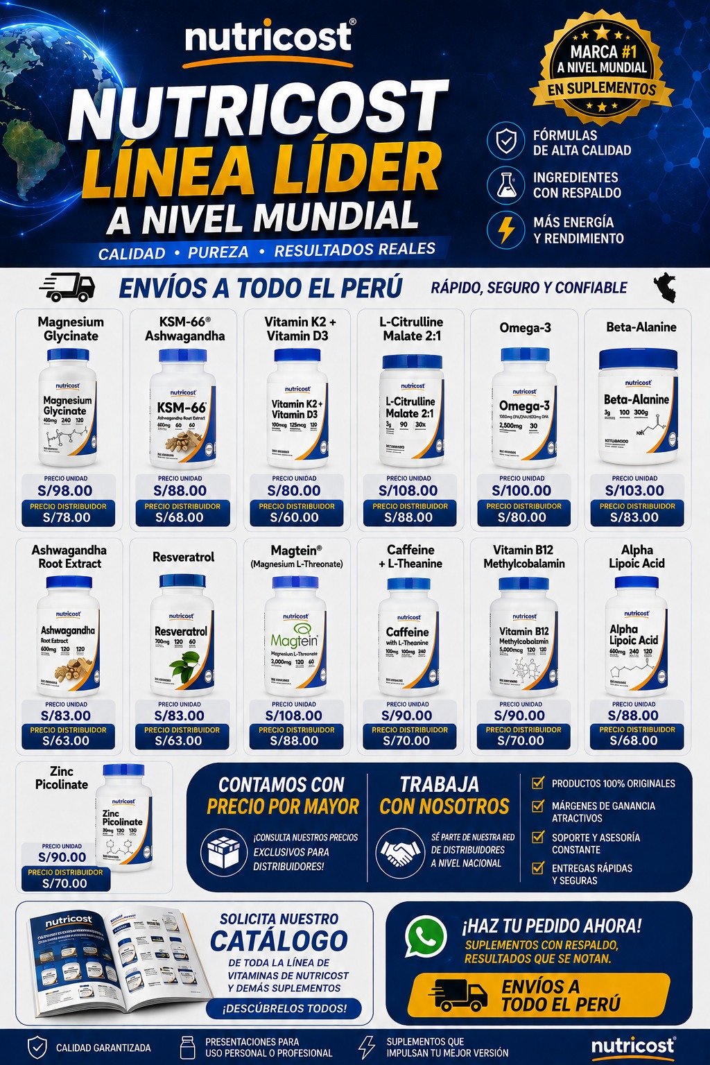 Mundo fit Facebook ad: ¡SUPLEMENTOS 100% ORGINALES AL MEJOR PRECIO!