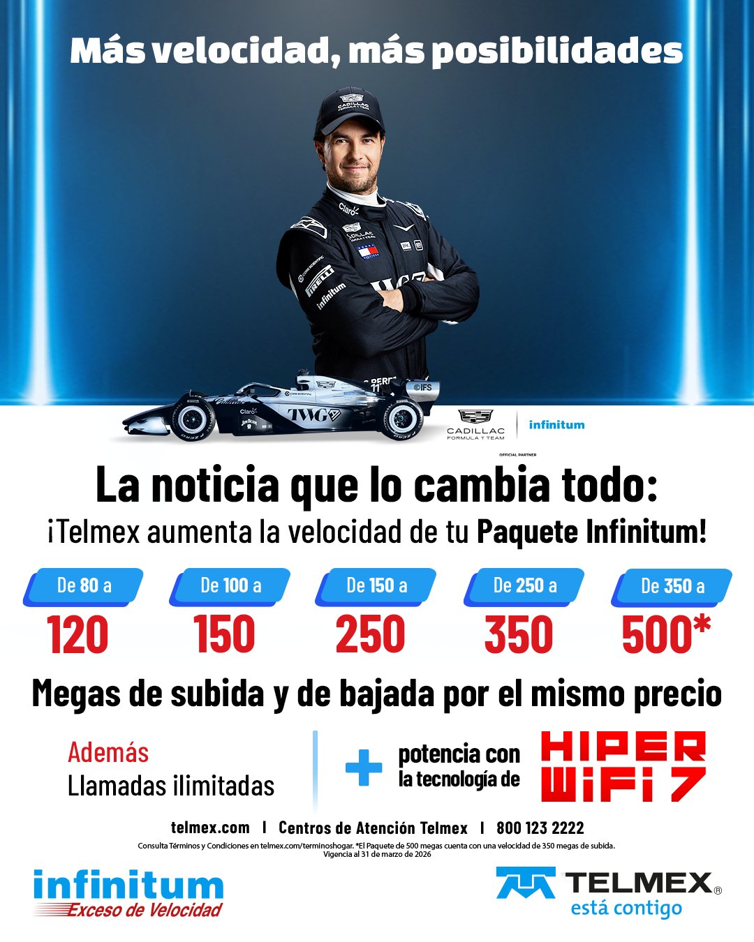 Mizton Distribuidor Autorizado Infinitum Facebook ad from Mar 8, 2026