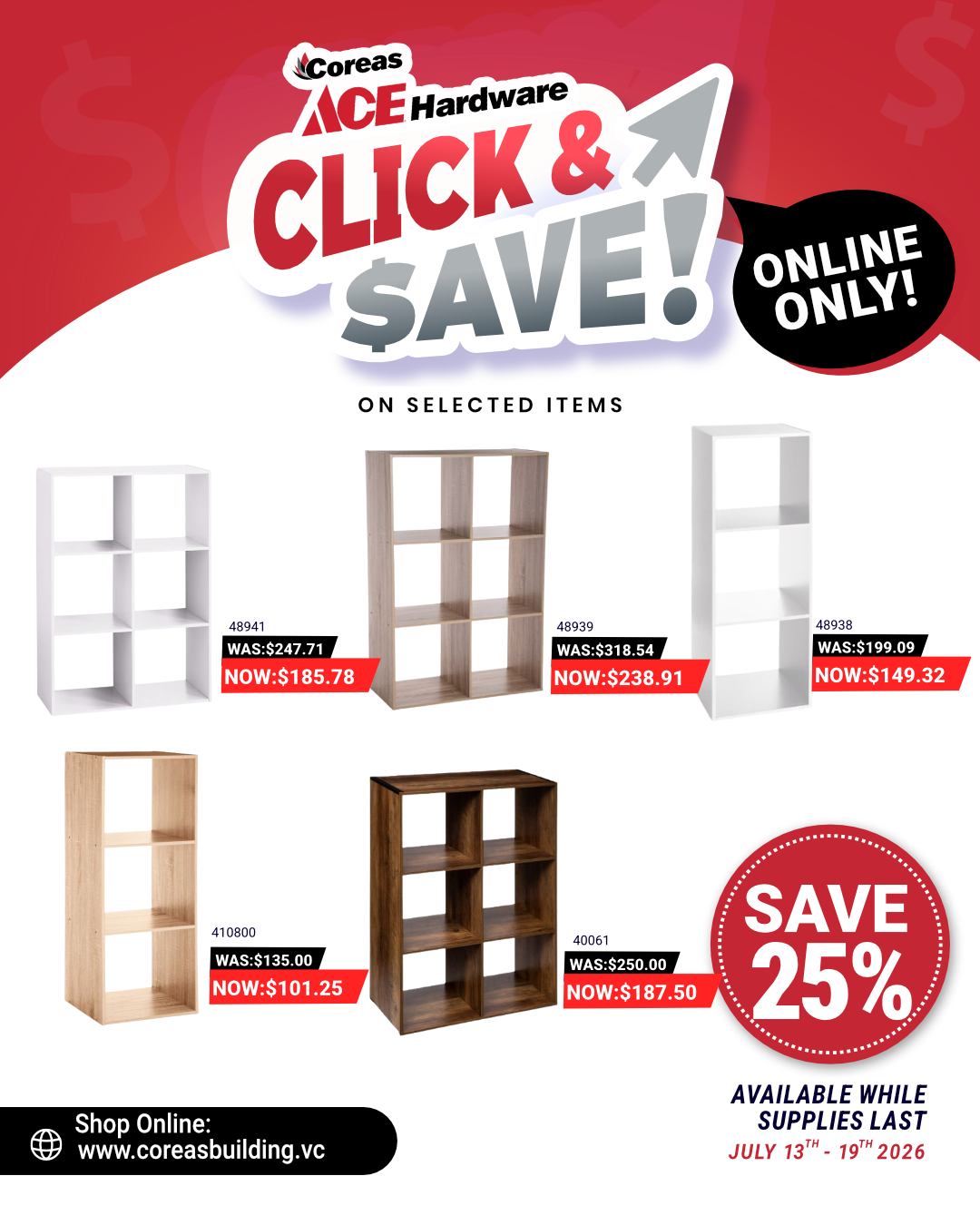 Coreas Building Supplies Ltd. Facebook ad
