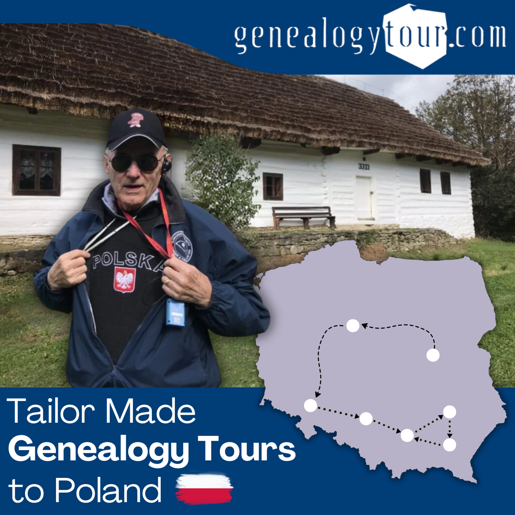 Genealogy Tour - Follow Your Polish Roots Facebook ad