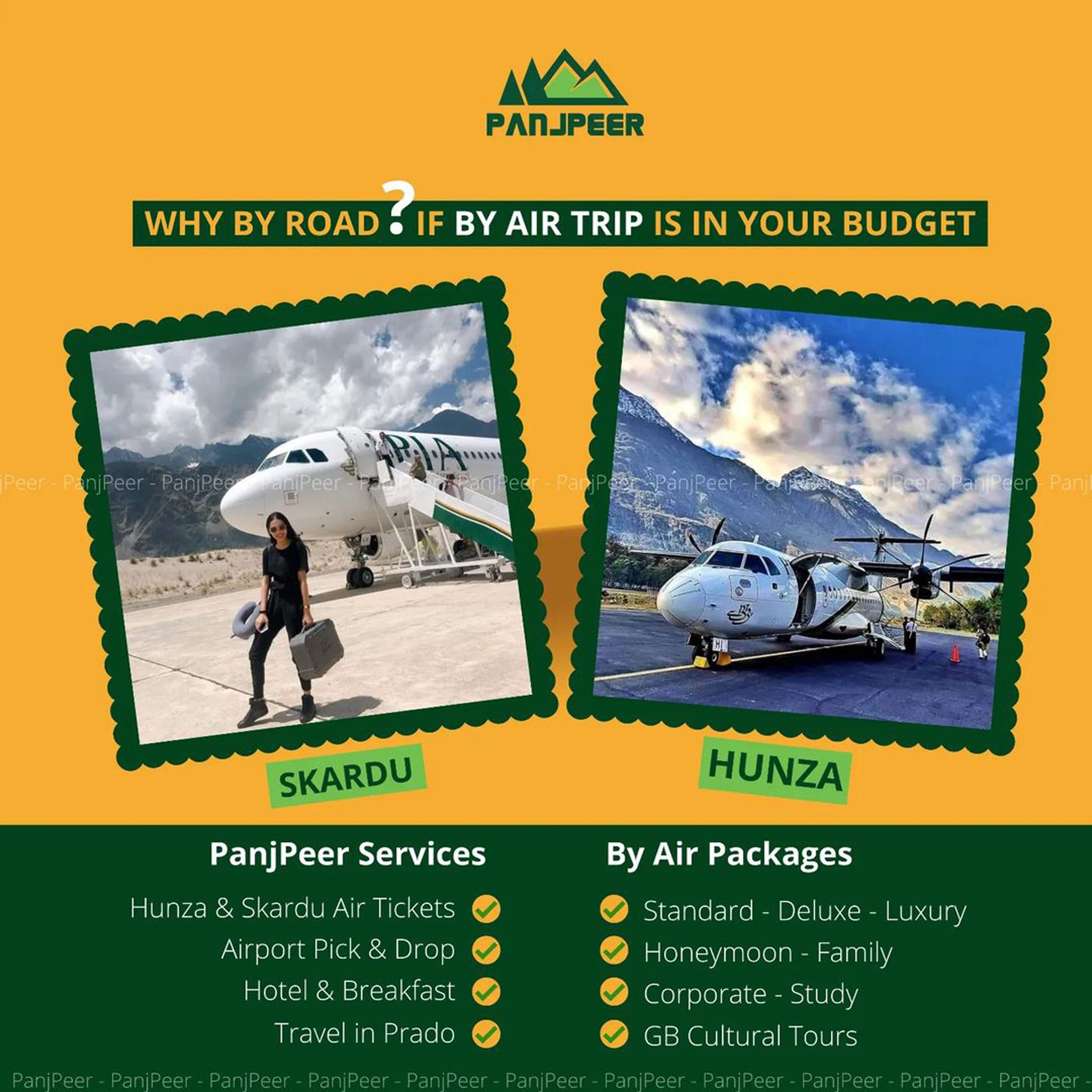 PanjPeer Facebook ad: Discover Hassle-Free Adventure: Direct Flights from…
