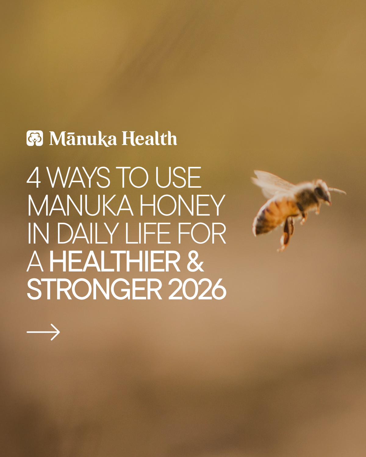 Manuka Health PH Facebook ad: Fuel your resolutions with Manuka Health, naturally sweet…
