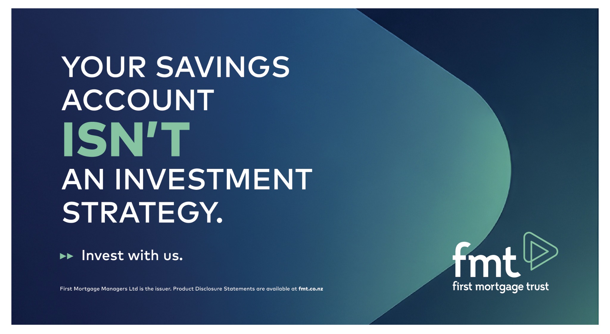 First Mortgage Trust Facebook ad: Your savings account is not an investment strategy