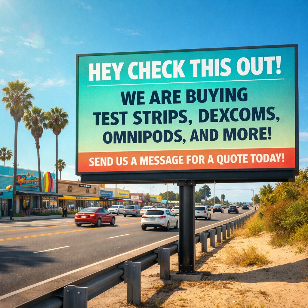We Buy Diabetic Testing Strips Rhode Island Facebook ad: Sell Your Diabetic Supplies Today!