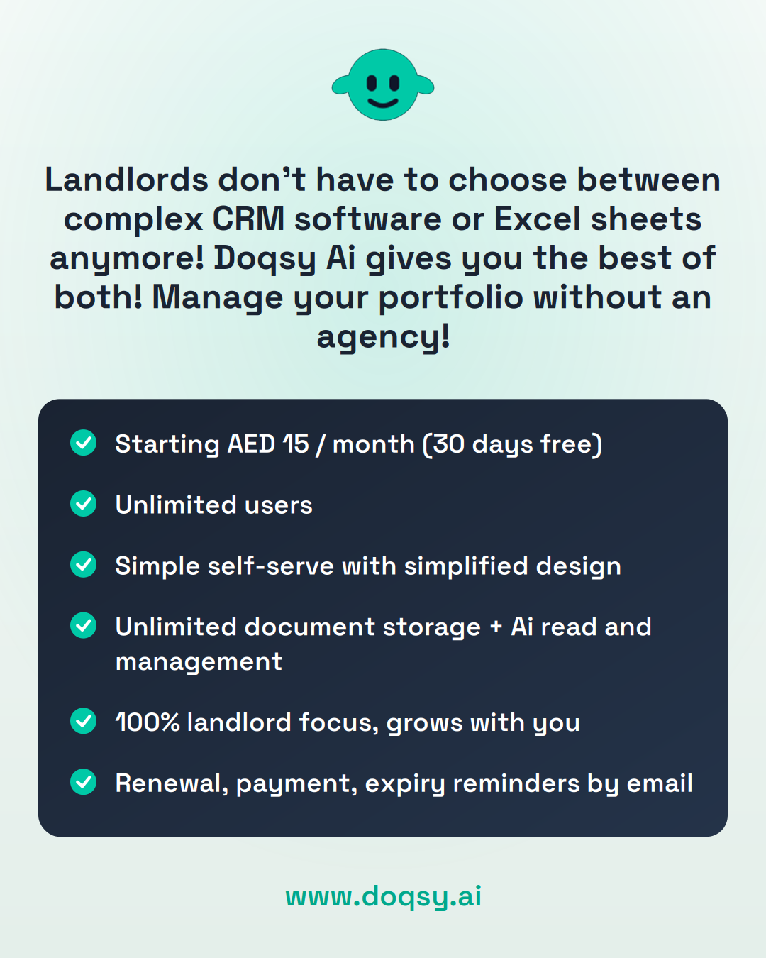 Doqsy Facebook ad
