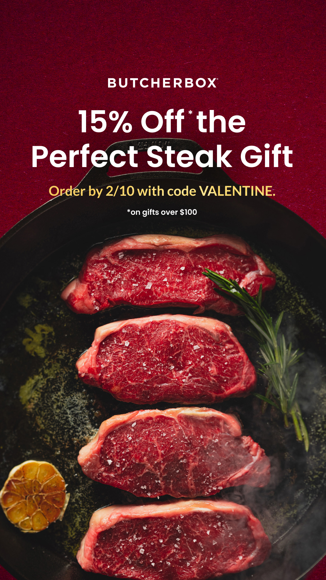 ButcherBox Facebook ad