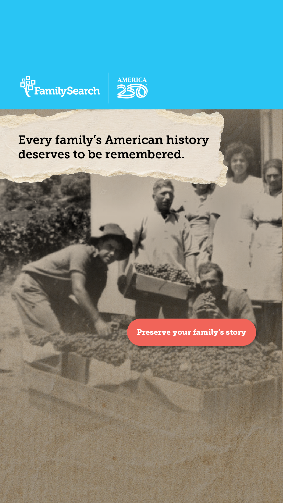 FamilySearch Facebook ad
