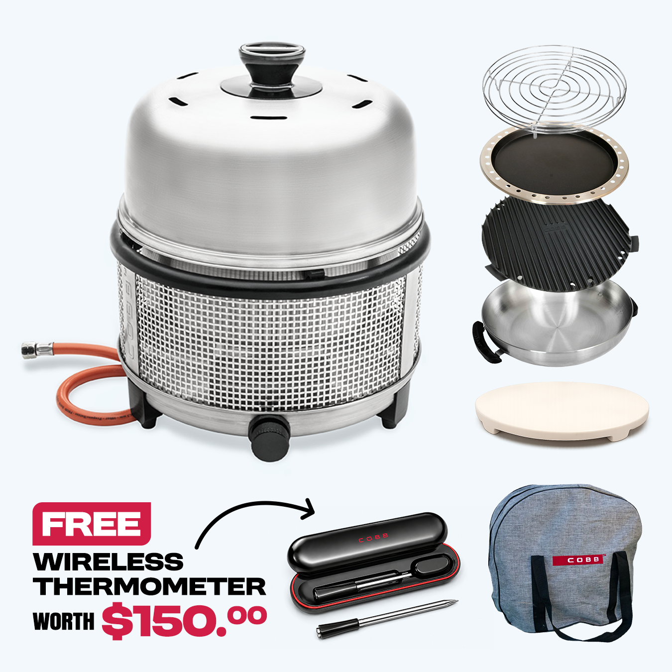 COBB Grill NZ Facebook ad: The Ultimate Portable BBQ