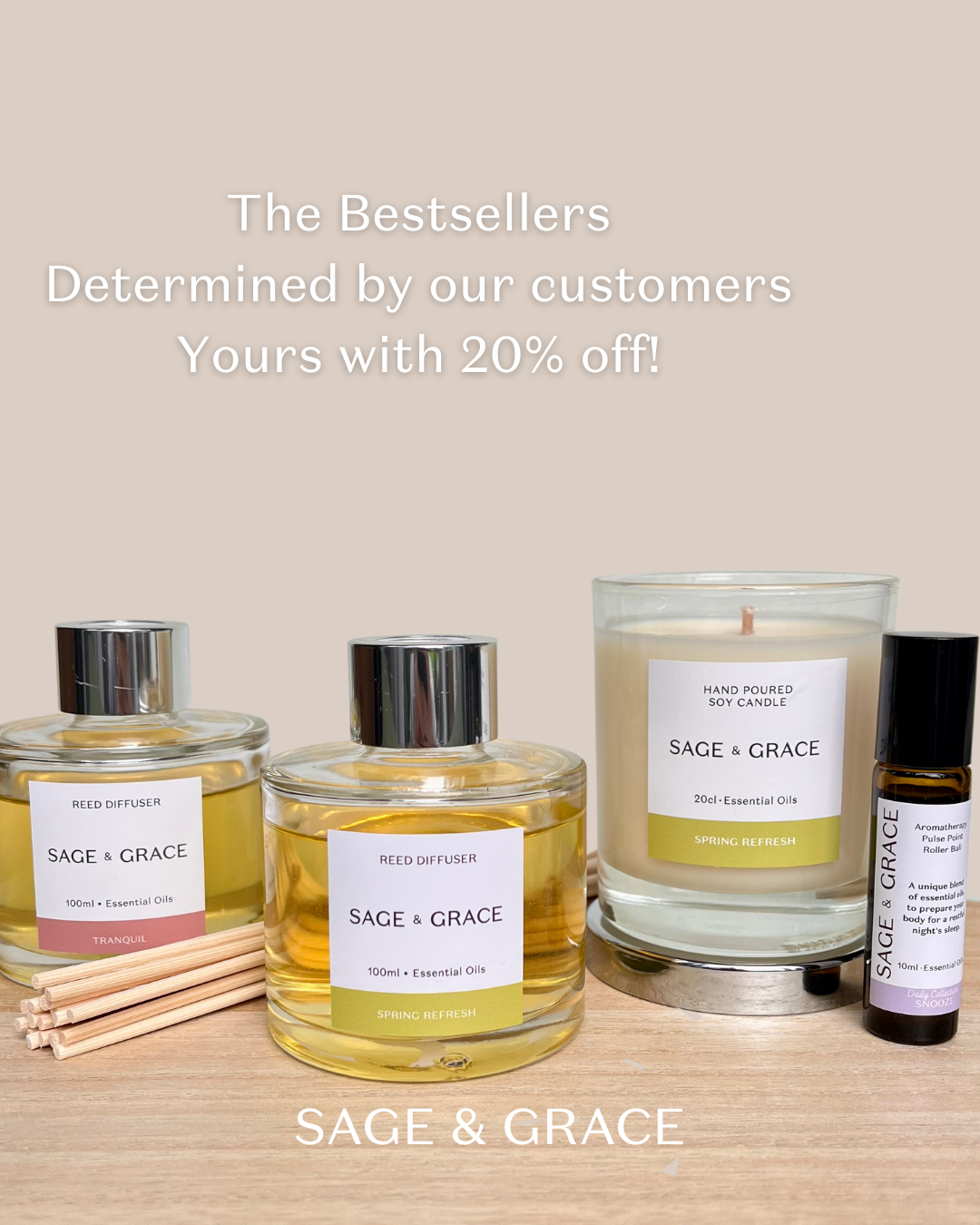 Sage and Grace UK Facebook ad: Our customers’ favourites, now curated in one irresistible…