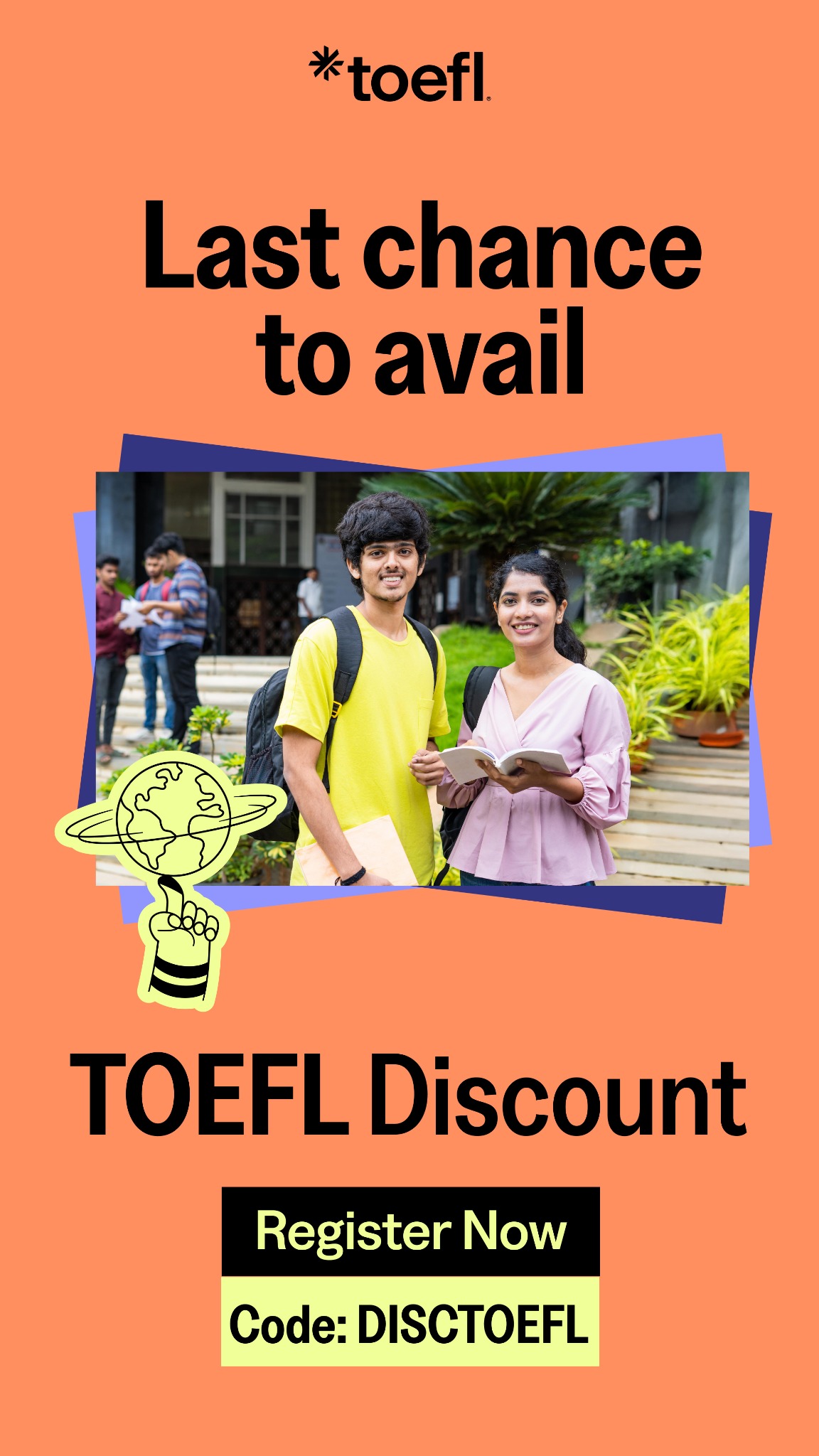TOEFL Facebook ad