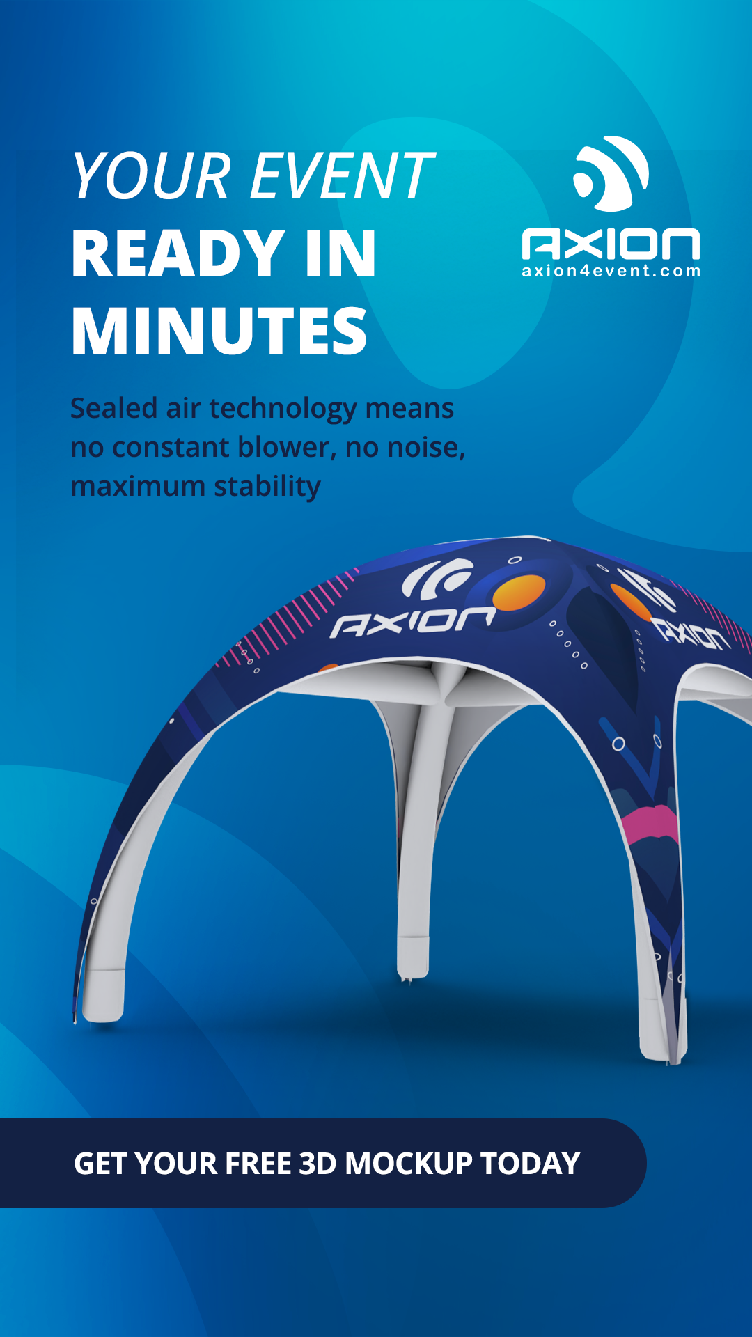 AXION Facebook ad from Oct 9, 2025