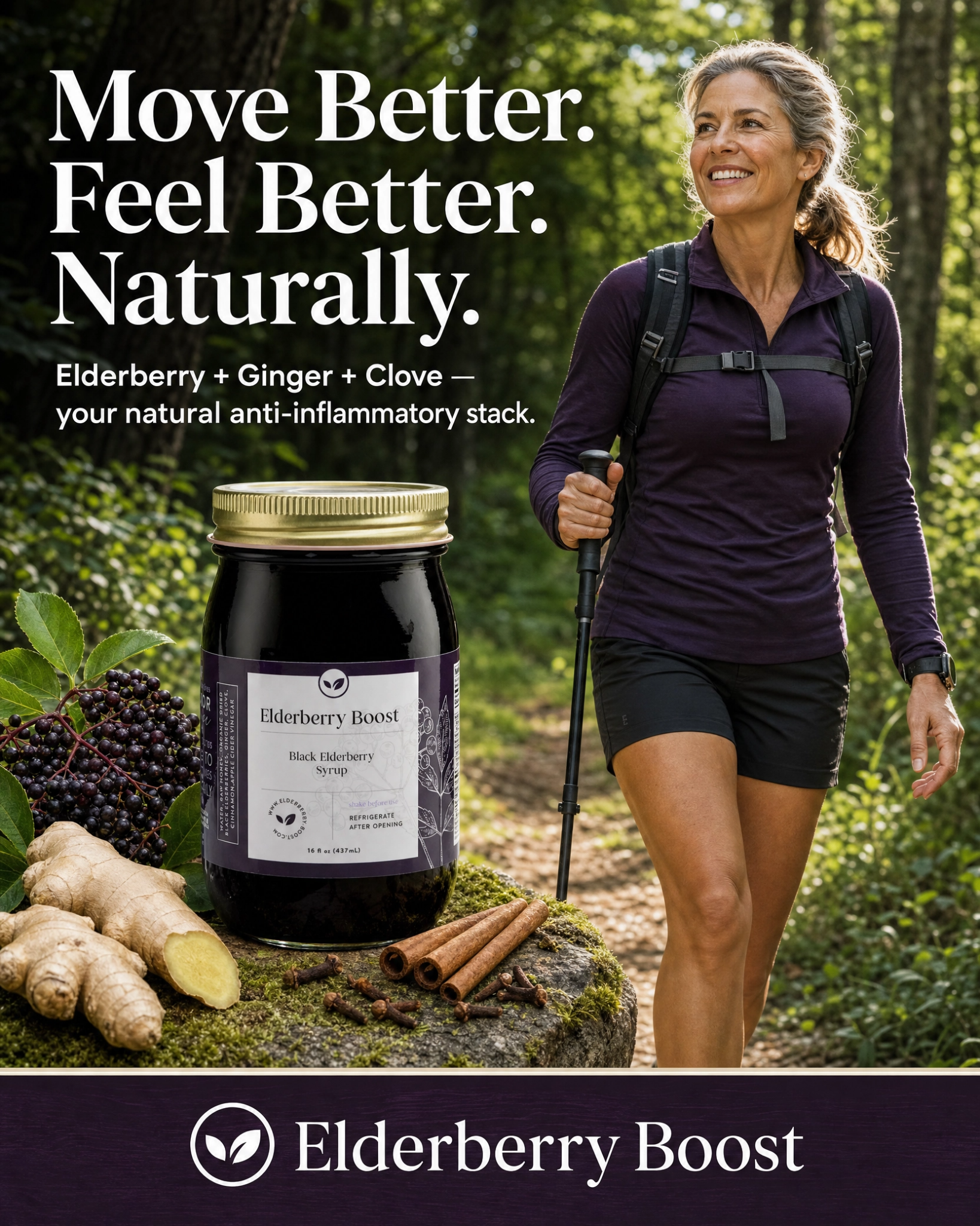 Elderberry Boost Facebook ad from Jun 12, 2026