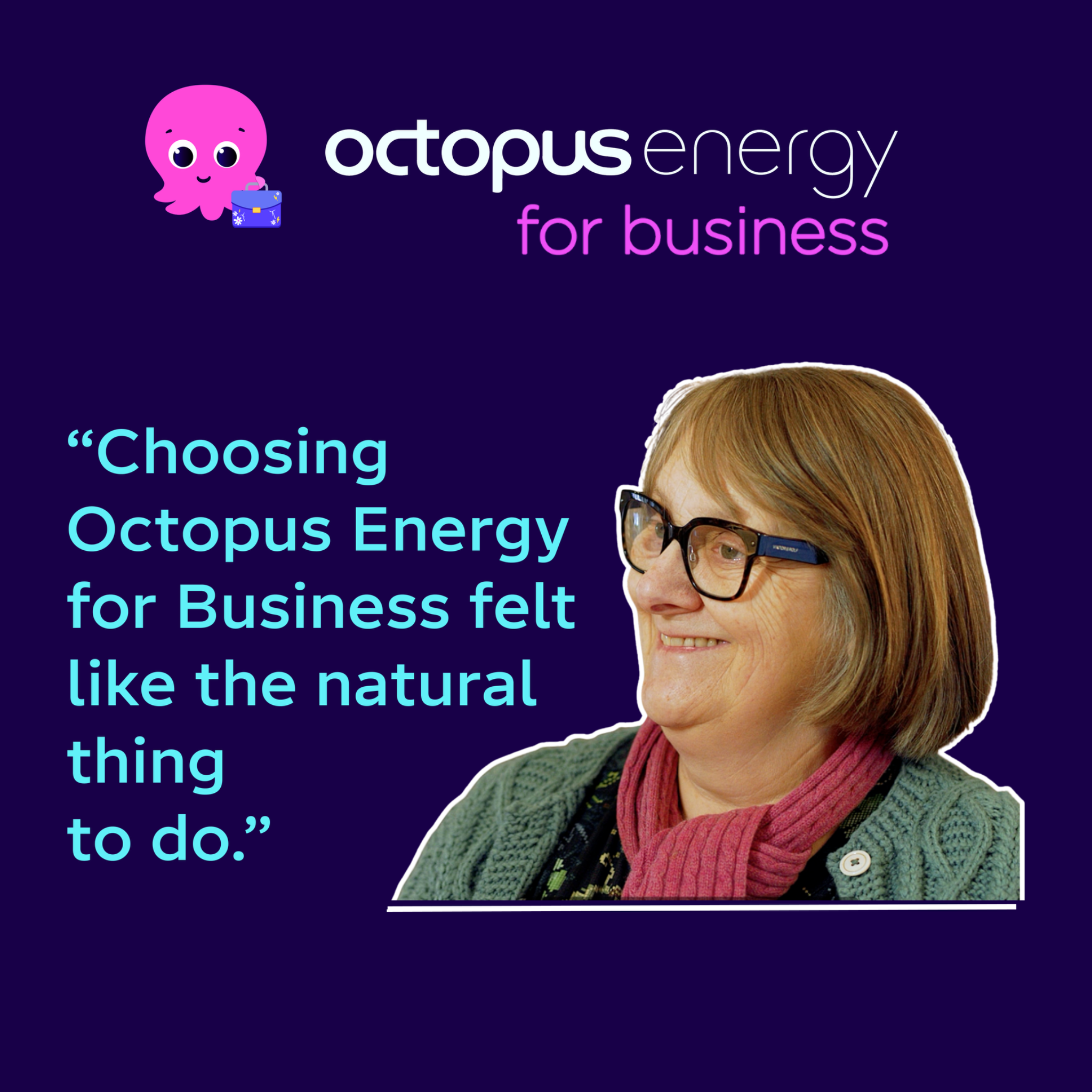 Octopus Energy for Business Facebook ad: Which? Award 9 Years In A Row