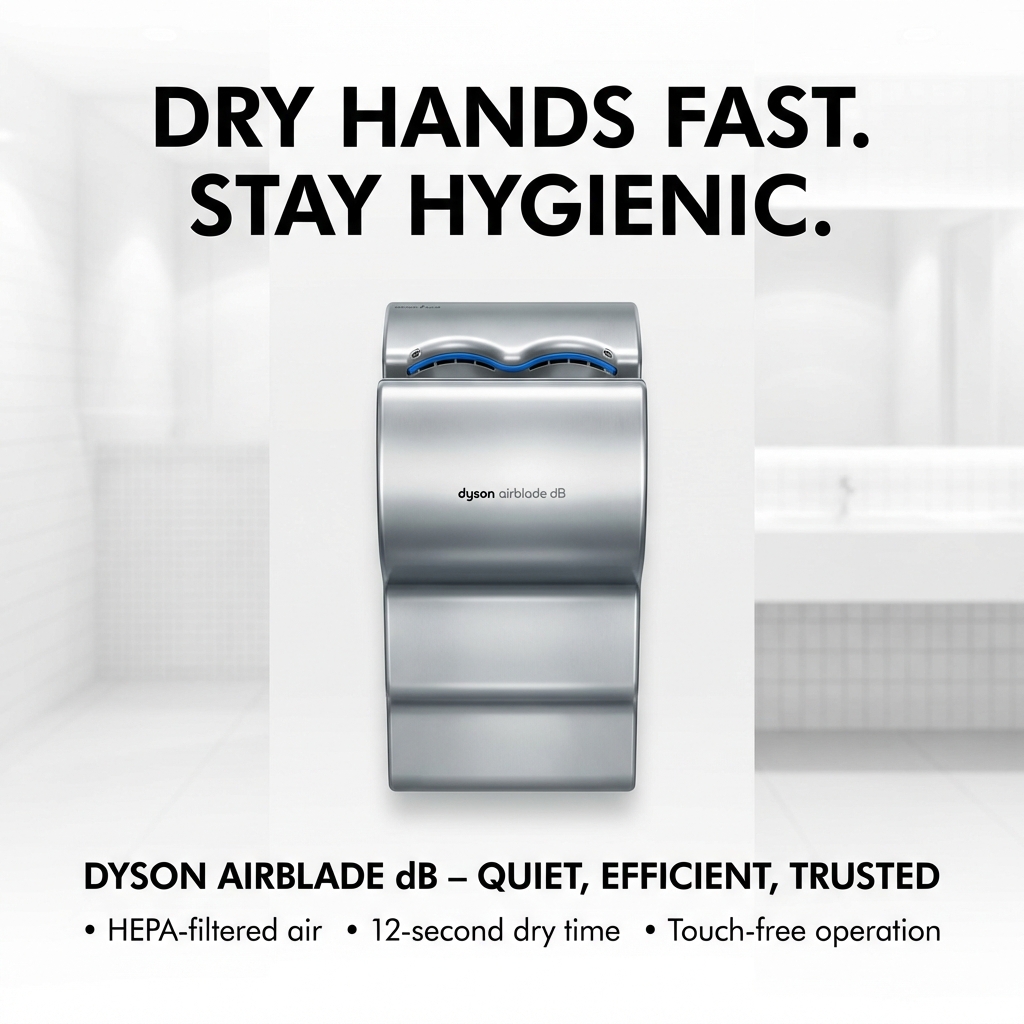 Star Hygiene Facebook ad: Fast & Hygienic Hand Drying