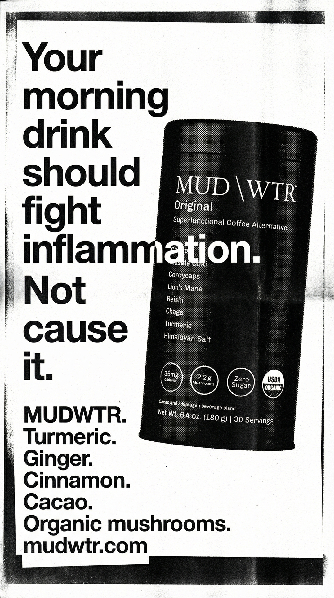 MUD\WTR Facebook ad