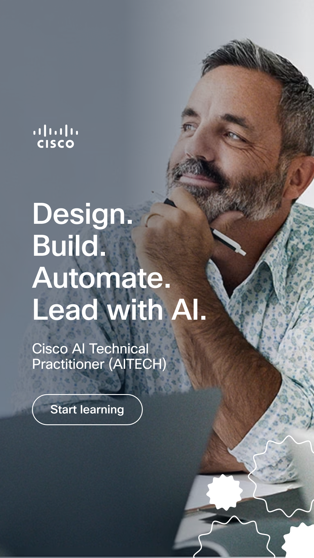 Learn with Cisco Facebook ad