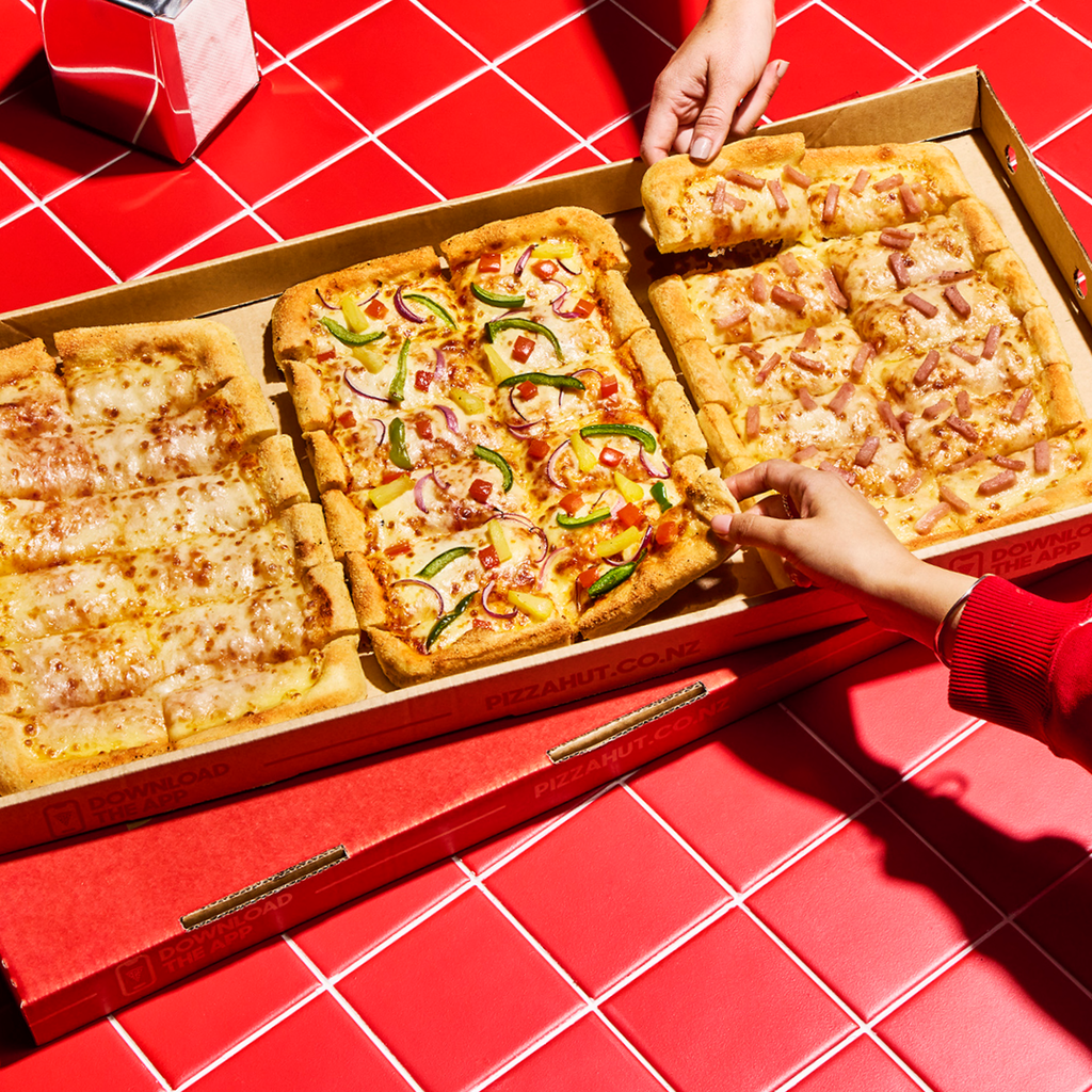 Pizza Hut Facebook ad: Feed Good Times with our delicious range of…