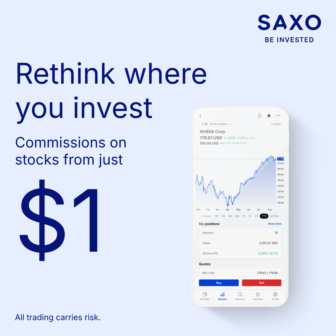 Saxo Bank MENA Facebook ad