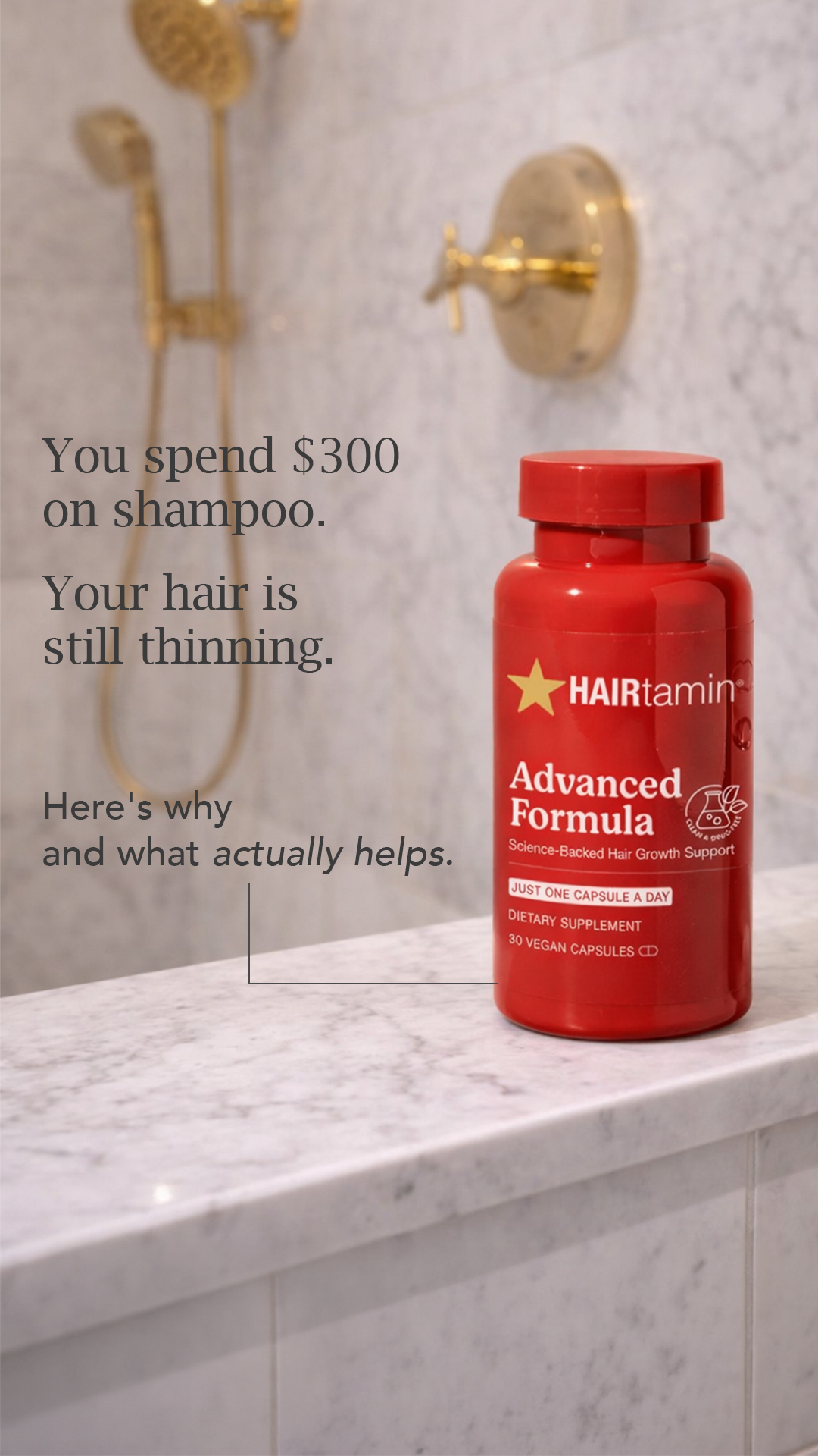 HAIRtamin Facebook ad