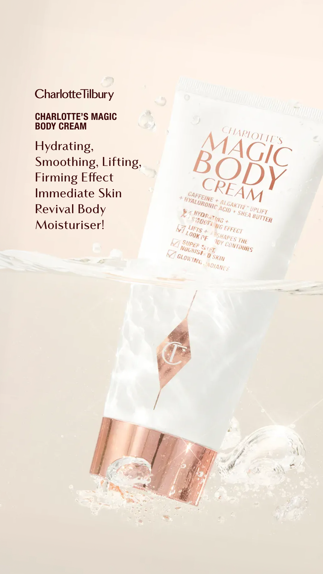 Charlotte Tilbury Skincare Facebook ad