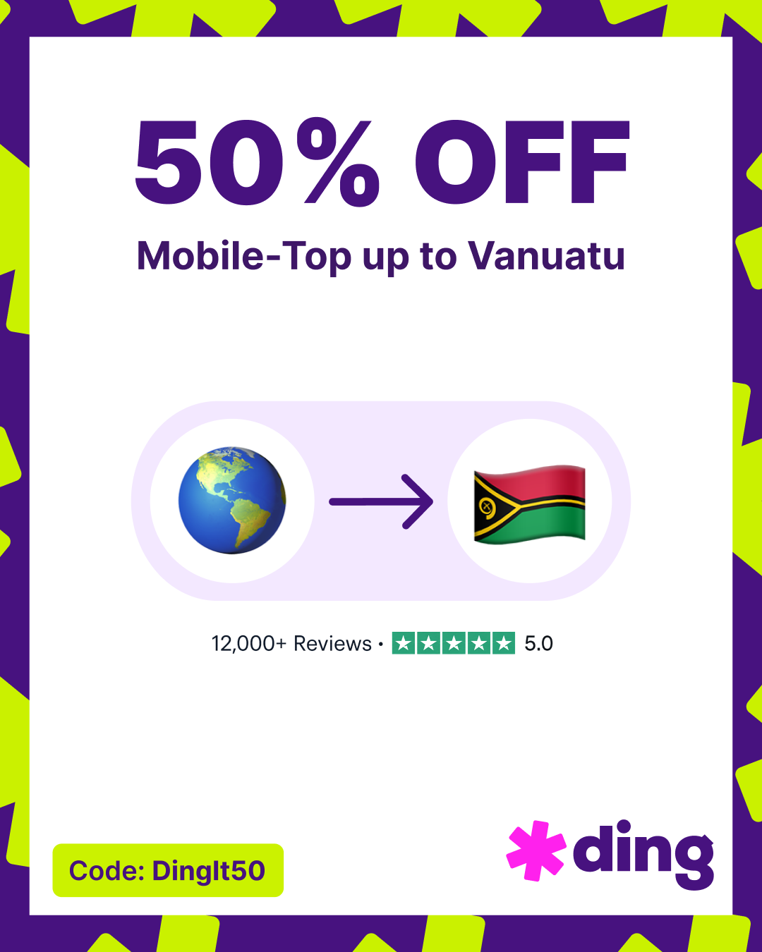 Ding Facebook ad