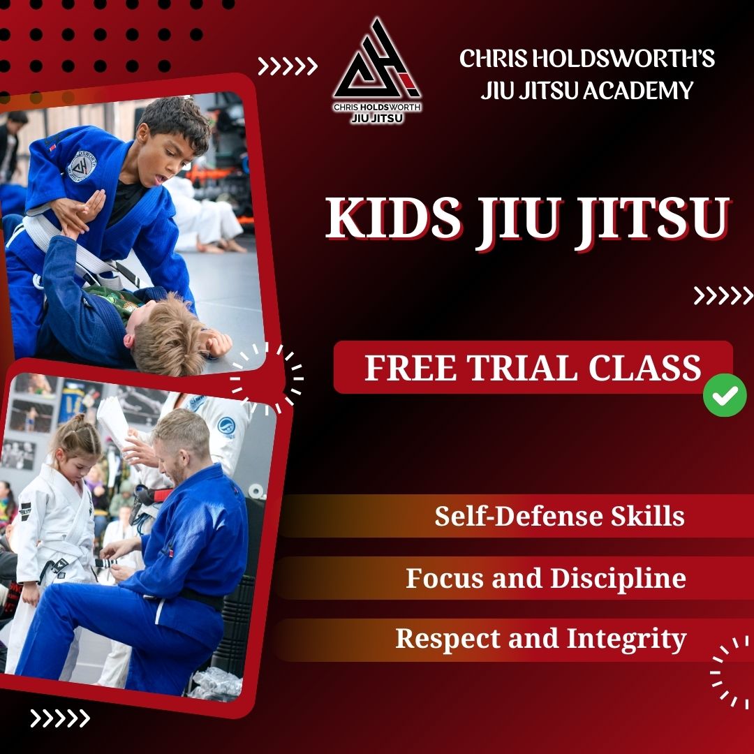 Chris Holdsworth’s Martial Arts Academy Facebook ad: Unlock Your Child's Confidence at Chris Holdsworth’s Jiu…