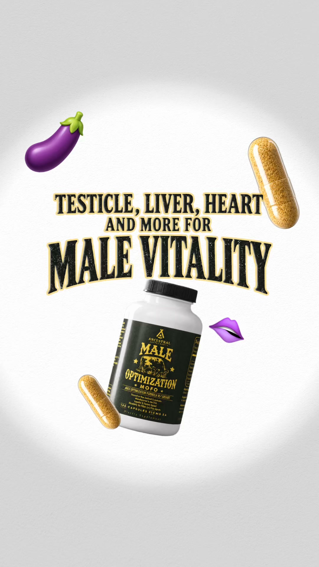 Ancestral Supplements Facebook ad: See why thousands of men use MOFO to reclaim their edge →