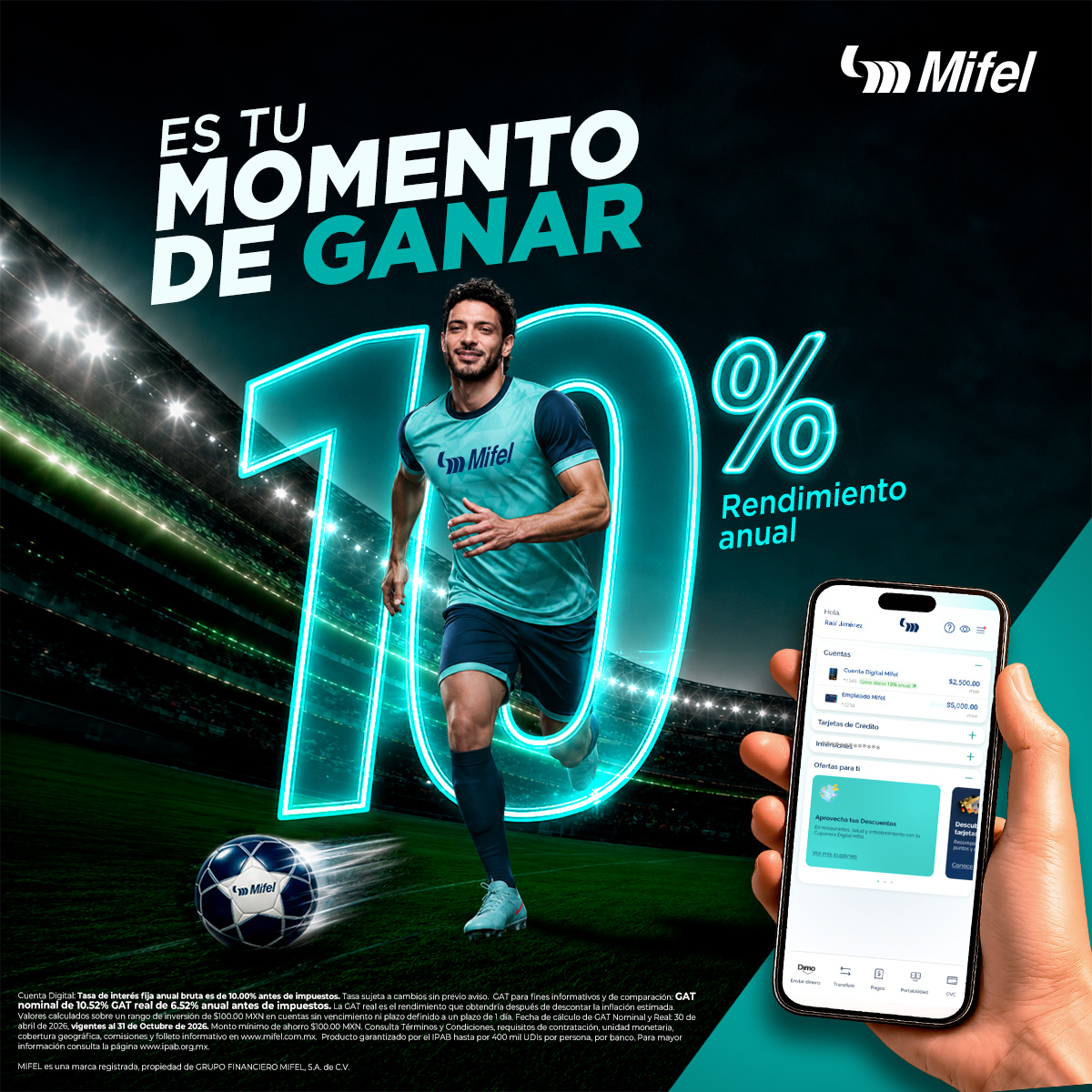 Banca Mifel Facebook ad from Jun 15, 2026