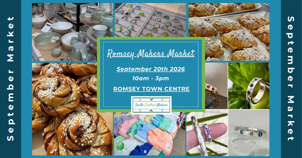 South Central Makers Facebook ad: Romsey Makers Market