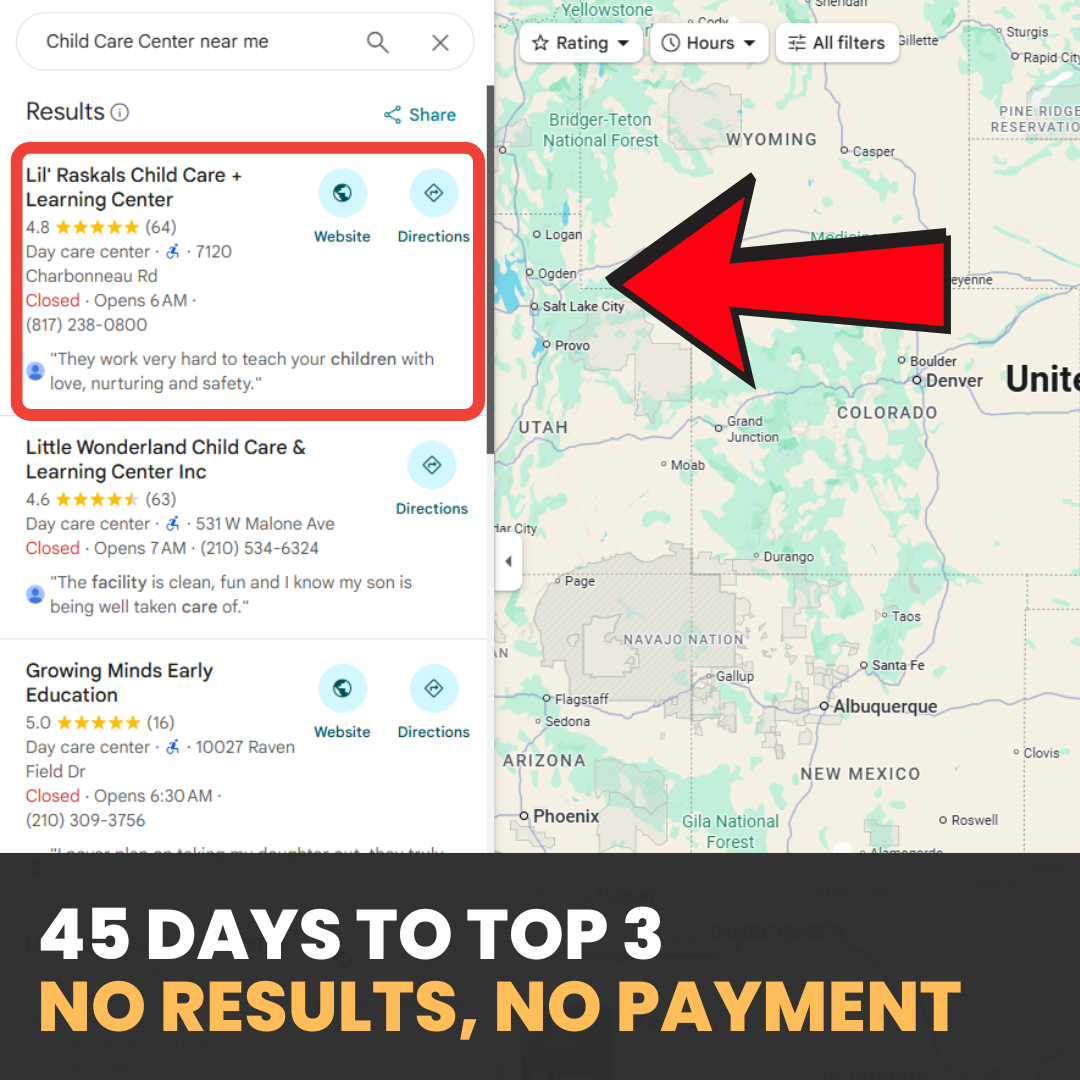 Ian Strombsky Facebook ad: 45 Days to Top 3, No Results, No Payment