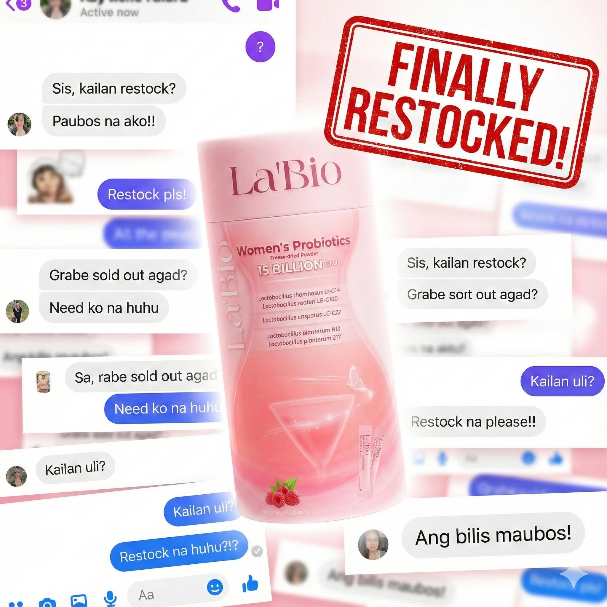 La'Bio - Premium Women's Probiotics Facebook ad
