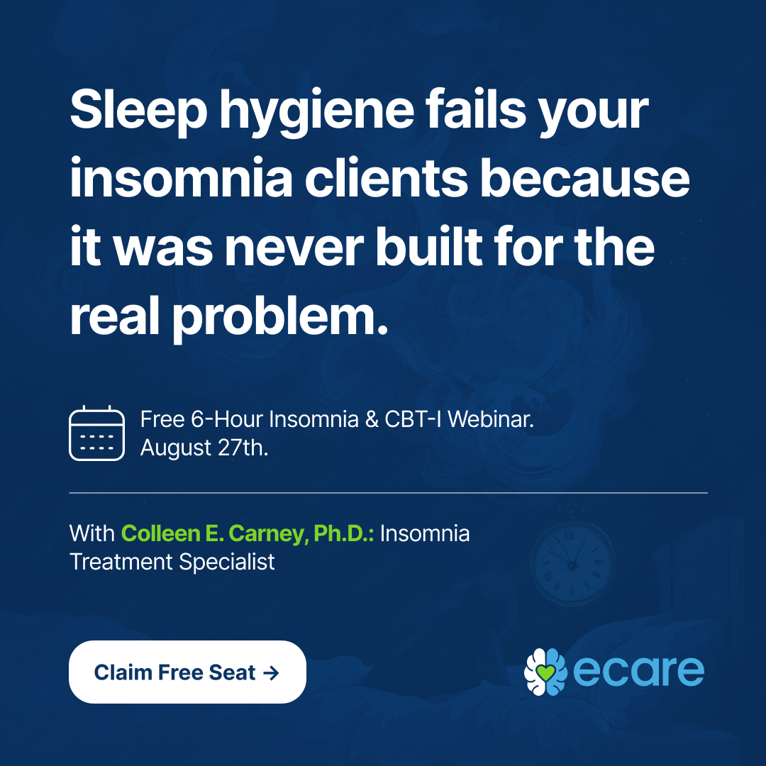 eCare Behavioral Health Institute Facebook ad