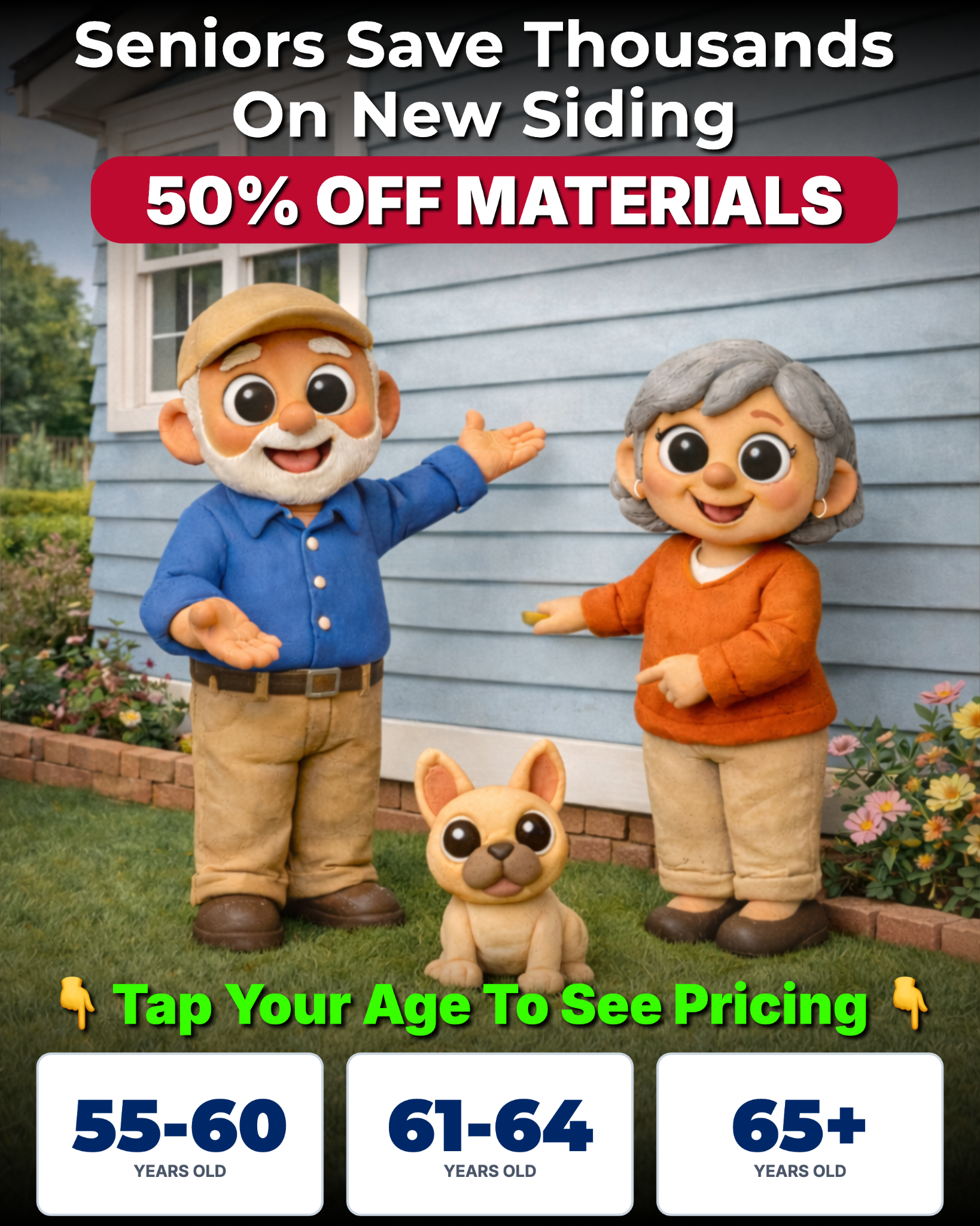 Home Genius Exteriors Facebook ad