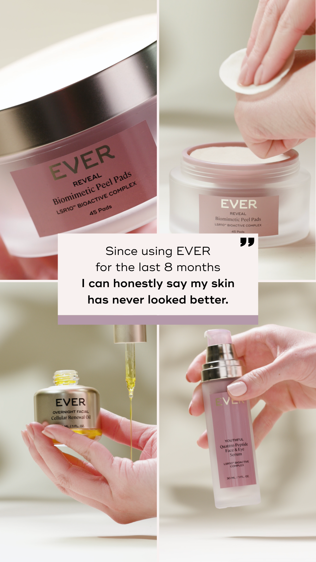 EVER Cleanical Skincare Facebook ad