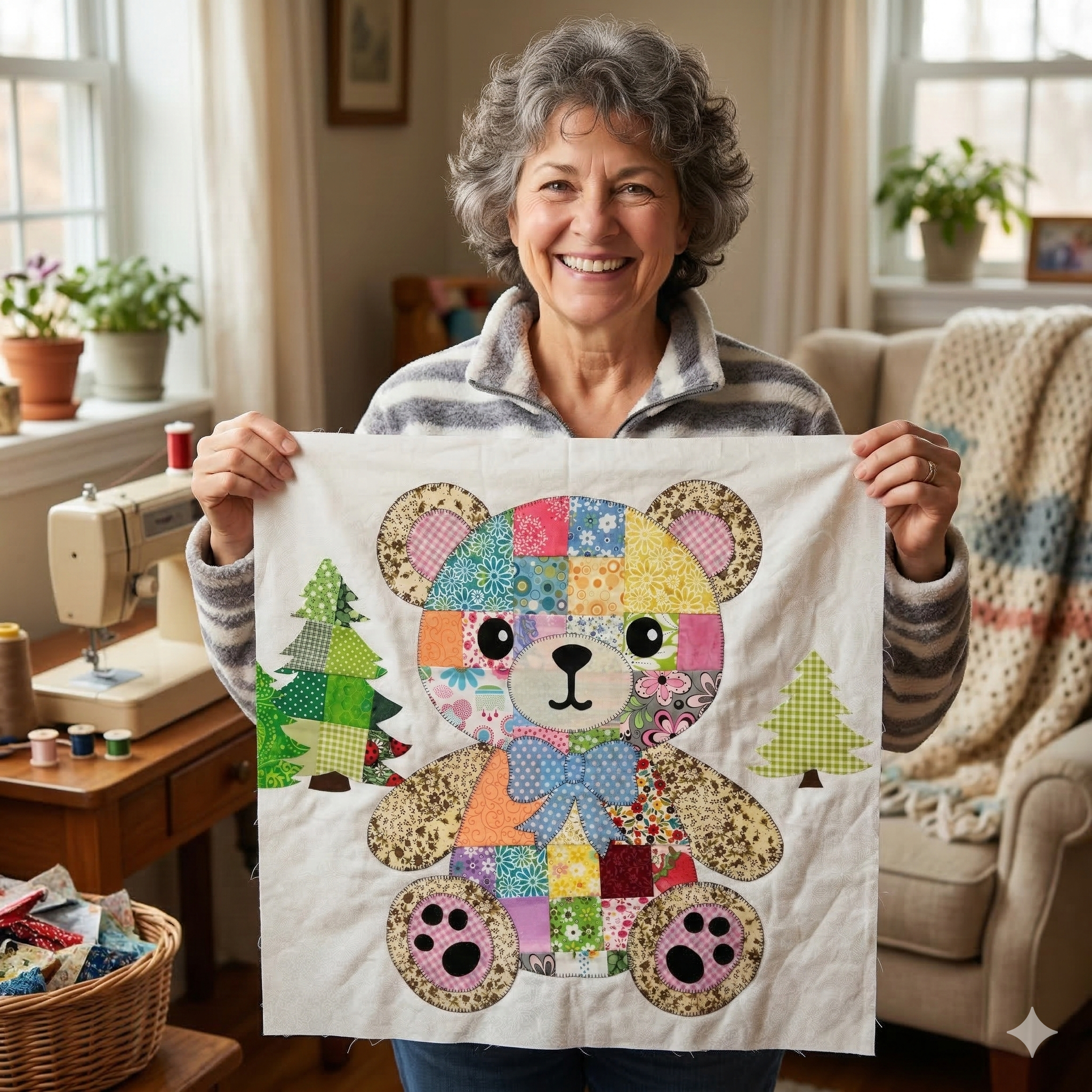 Sewing with Mary Facebook ad: Craft a Memory Animal That’s Easy to Make, Full of Meaning