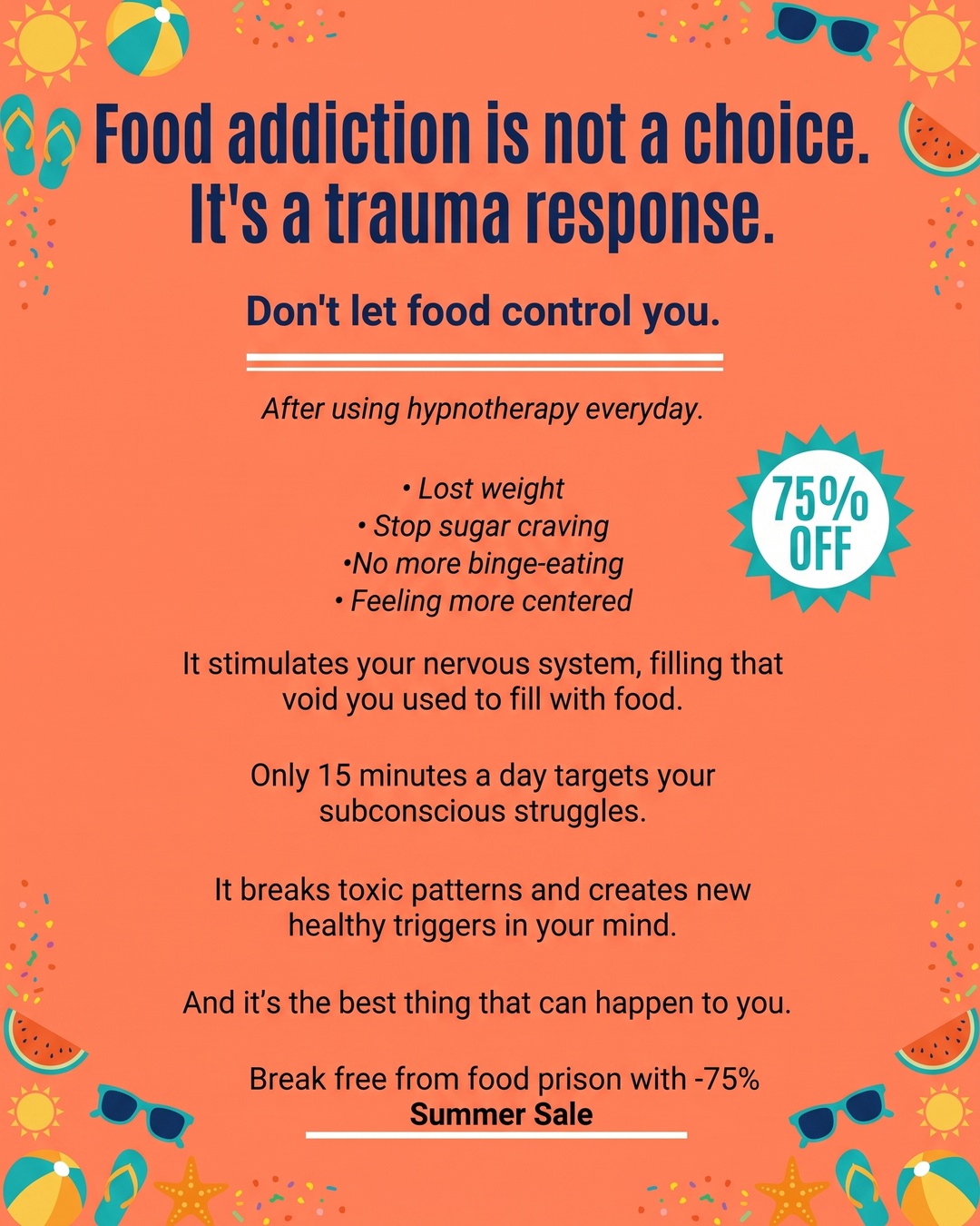 Hypnozio: power of hypnotherapy Facebook ad