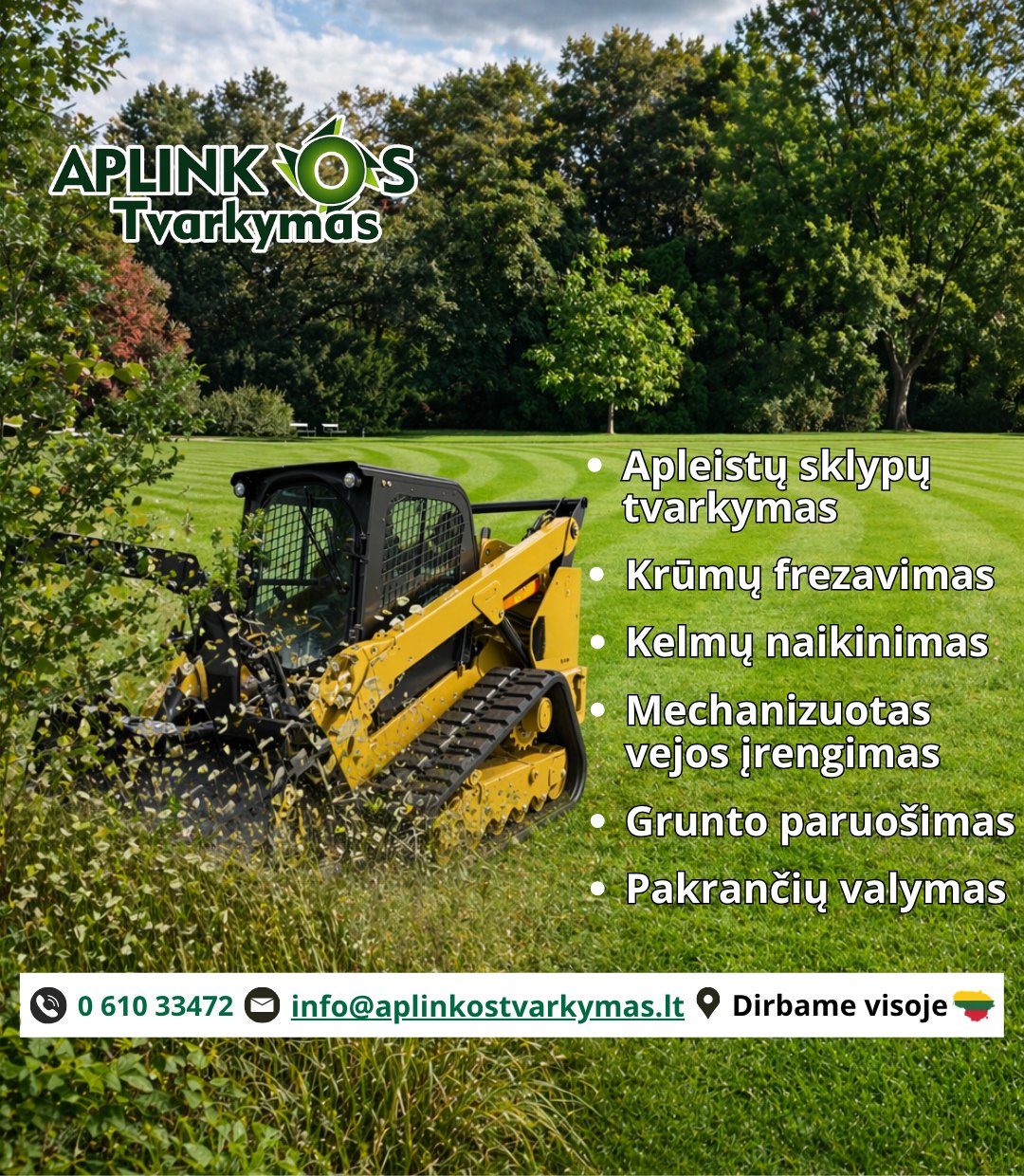 Aplinkos Tvarkymas Facebook ad: Nemokama konsultacija telefonu