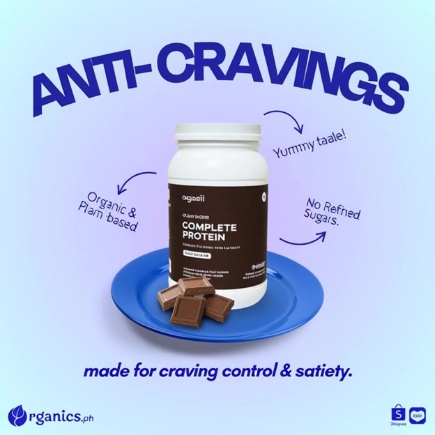 Organics.ph Facebook ad: Don't panic, shop organic!