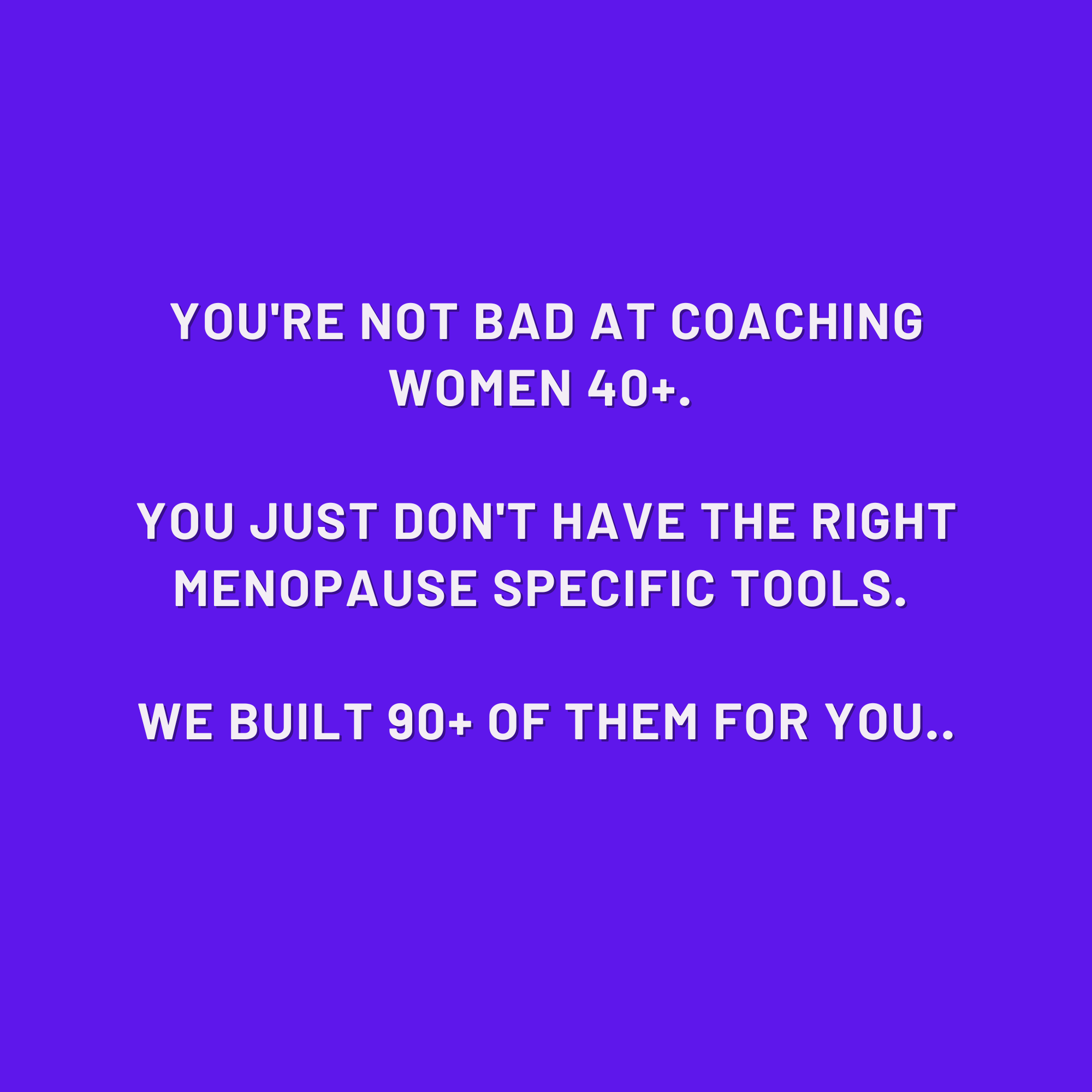 Fit Chicks Academy Facebook ad: (90% Off) Get the Holistic Menopause Coaching Bundle for…