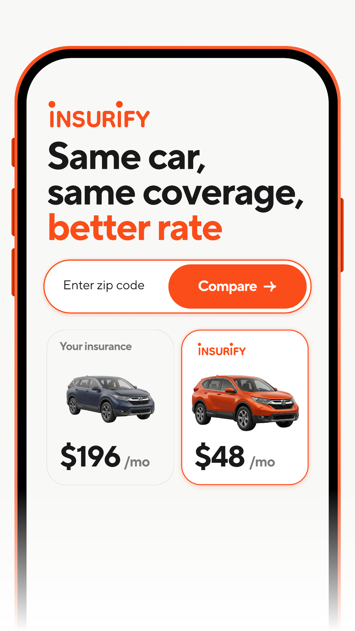 Insurify Facebook ad