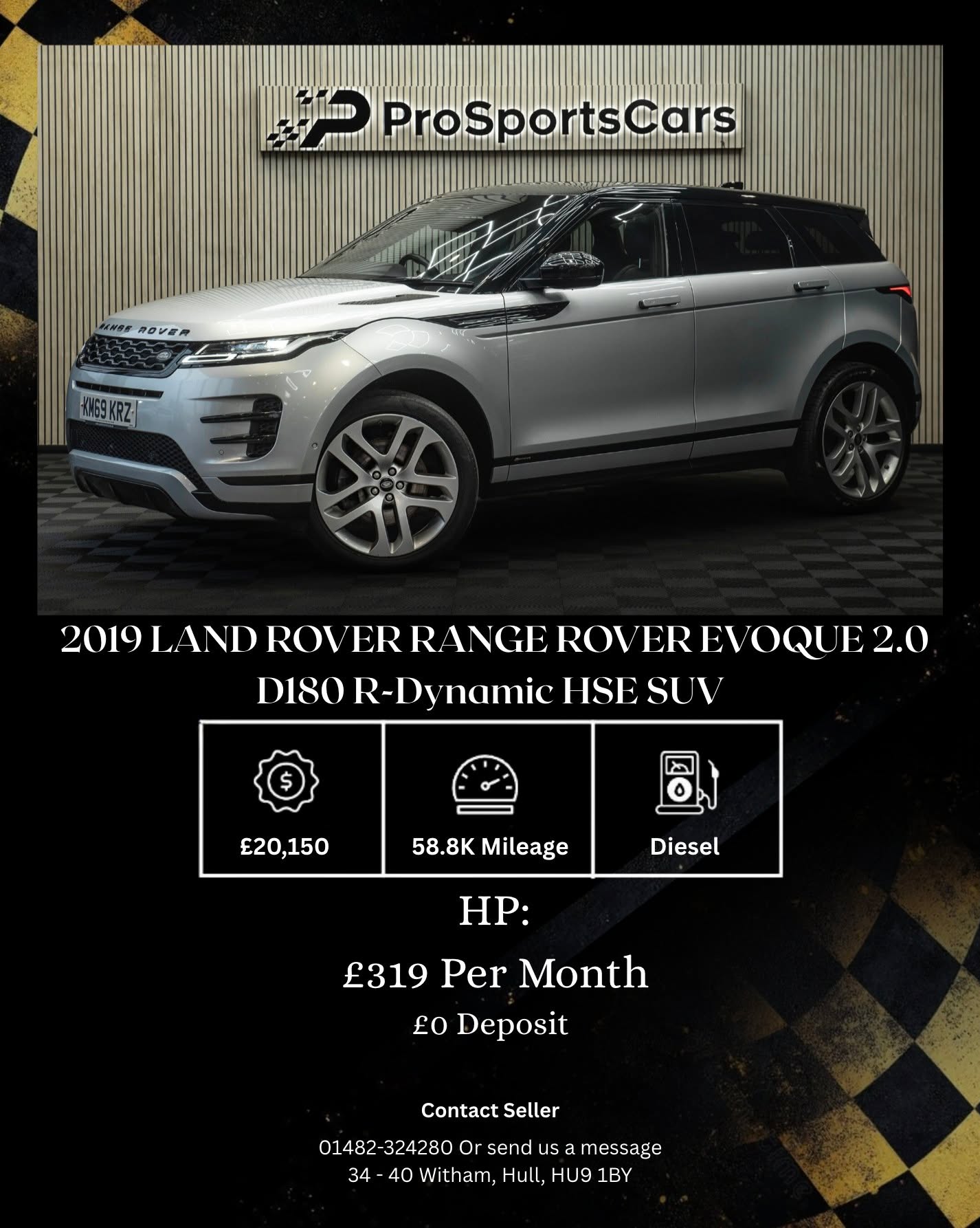 Pro Sports Cars Facebook ad: HOT NEW ARRIVAL