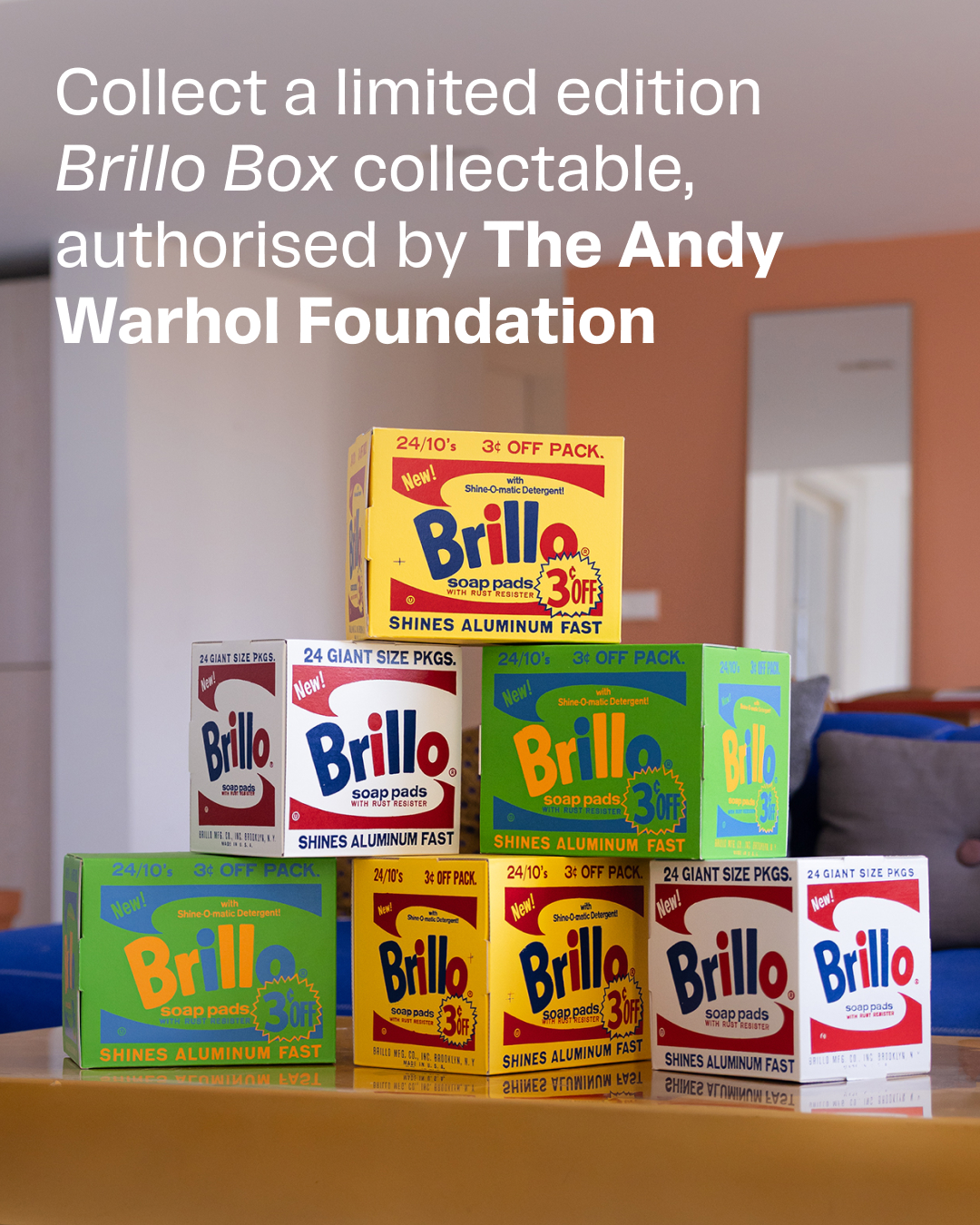The Andy Warhol Foundation for the Visual Arts Facebook ad